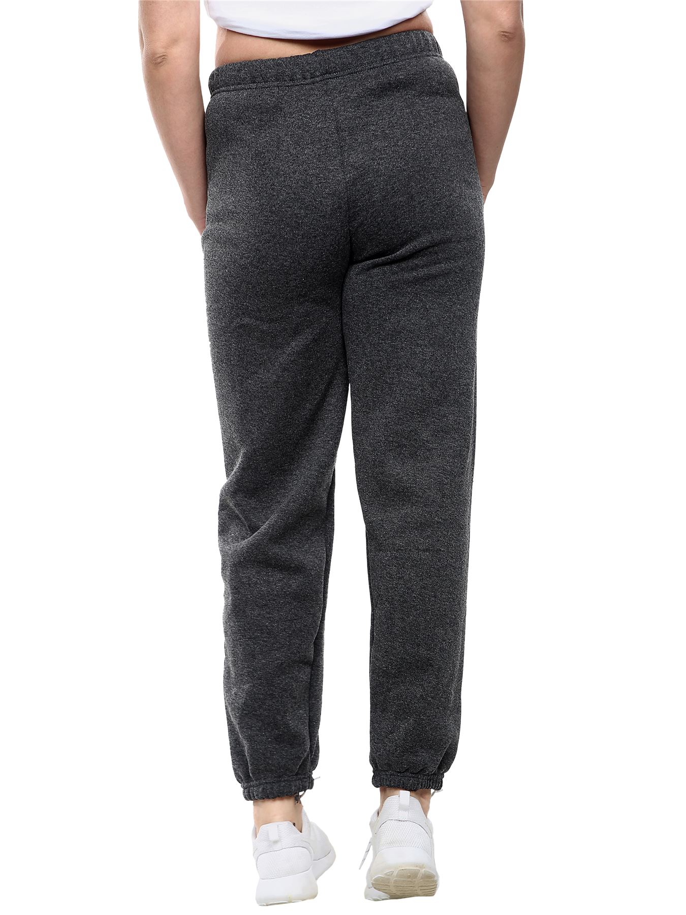 Kids Jogging Bottoms Warm Fleece Plain Joggers Bottom Pant 2 - 13 Years - Picture 17 of 41