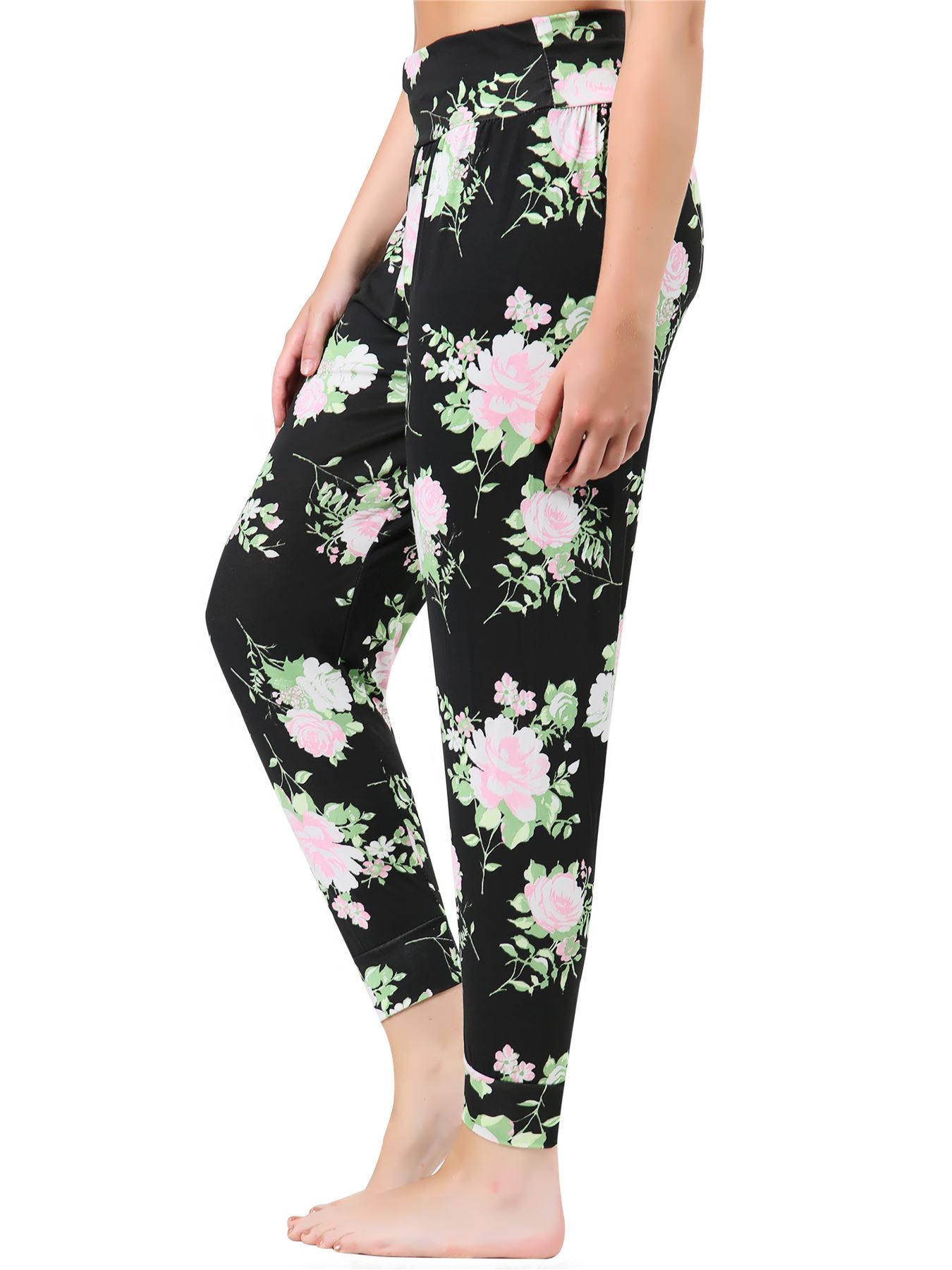Womens Harem Ali Baba Full Pants Trousers Ladies Baggy Hareem Leggings Plus Size - Picture 26 of 143