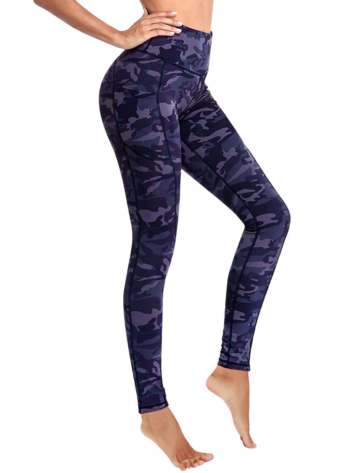 Women Fitness Sports Leggings Ladies Gym High Waist Gym Yoga Pants With Stretch - Picture 29 of 33