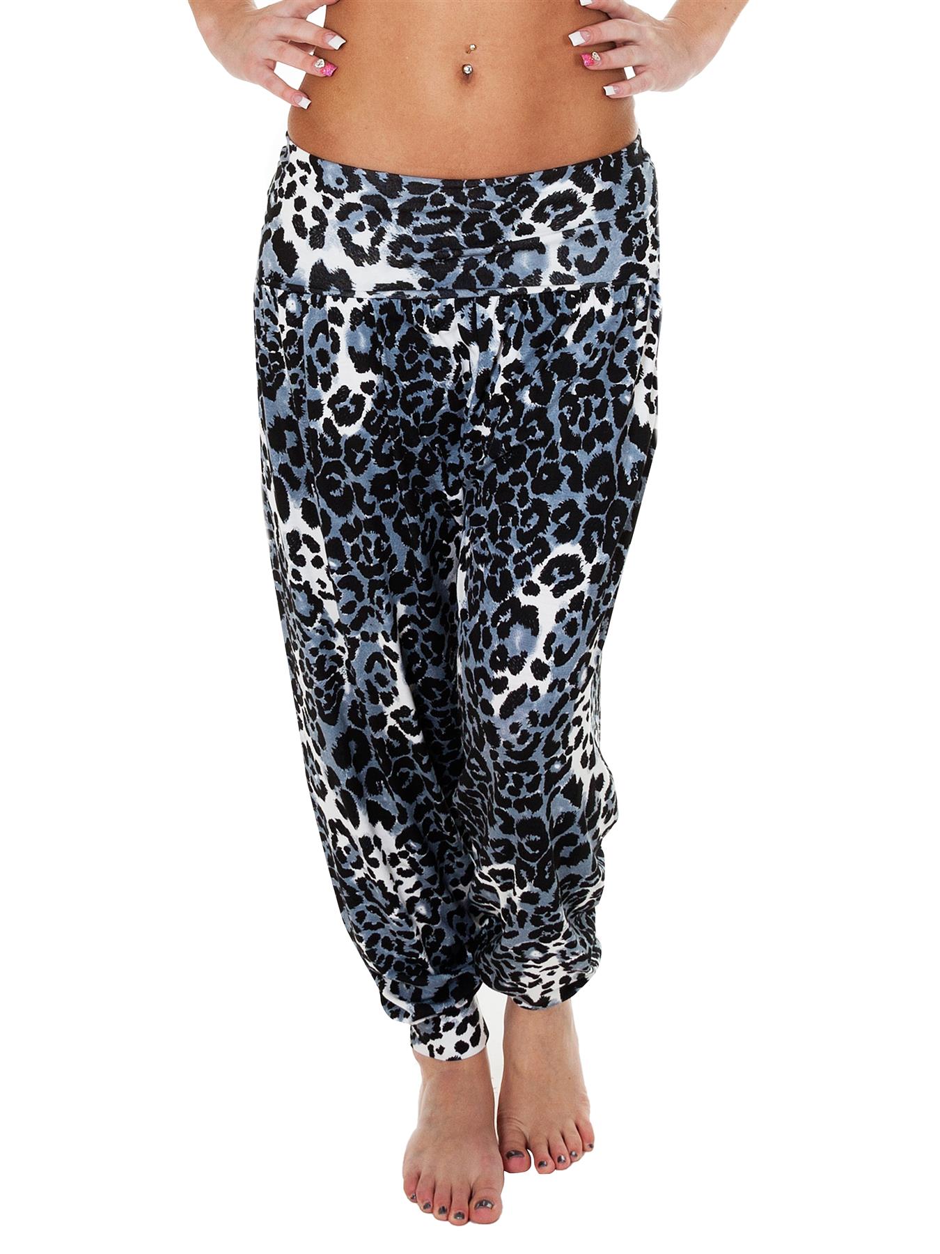 Womens Harem Ali Baba Full Pants Trousers Ladies Baggy Hareem Leggings Plus Size - Picture 47 of 143