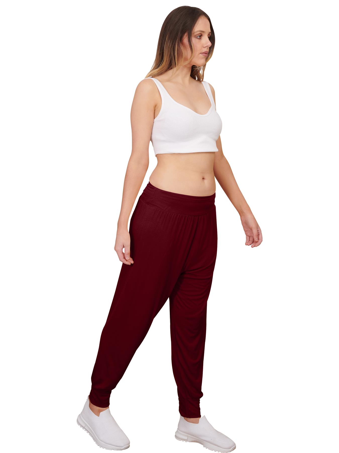 Womens Harem Ali Baba Full Pants Trousers Ladies Baggy Hareem Leggings Plus Size - Picture 76 of 143
