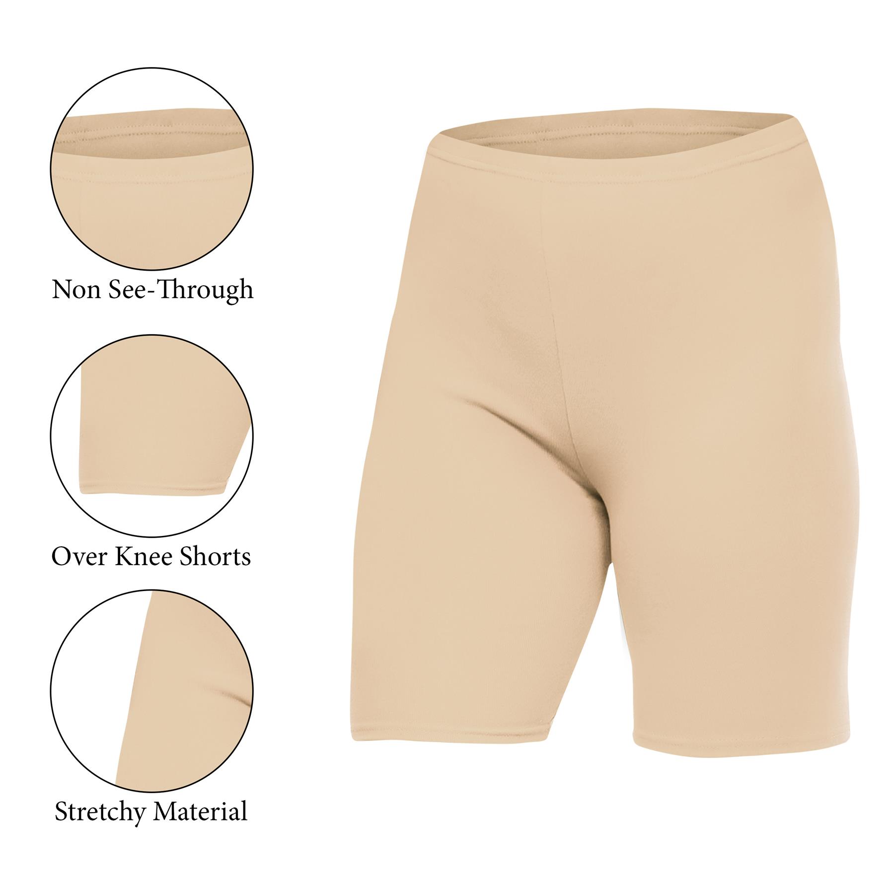 Ladies Womens Cycling Shorts Dancing Yoga Gym Active Casual Shorts Sizes S-5XL - Picture 47 of 79