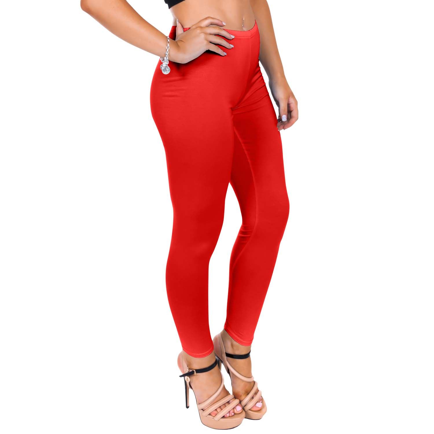 Women Legging Ladies Slim Stretch Gym Yoga Sports Fitness High Waisted Leggings - Picture 76 of 118