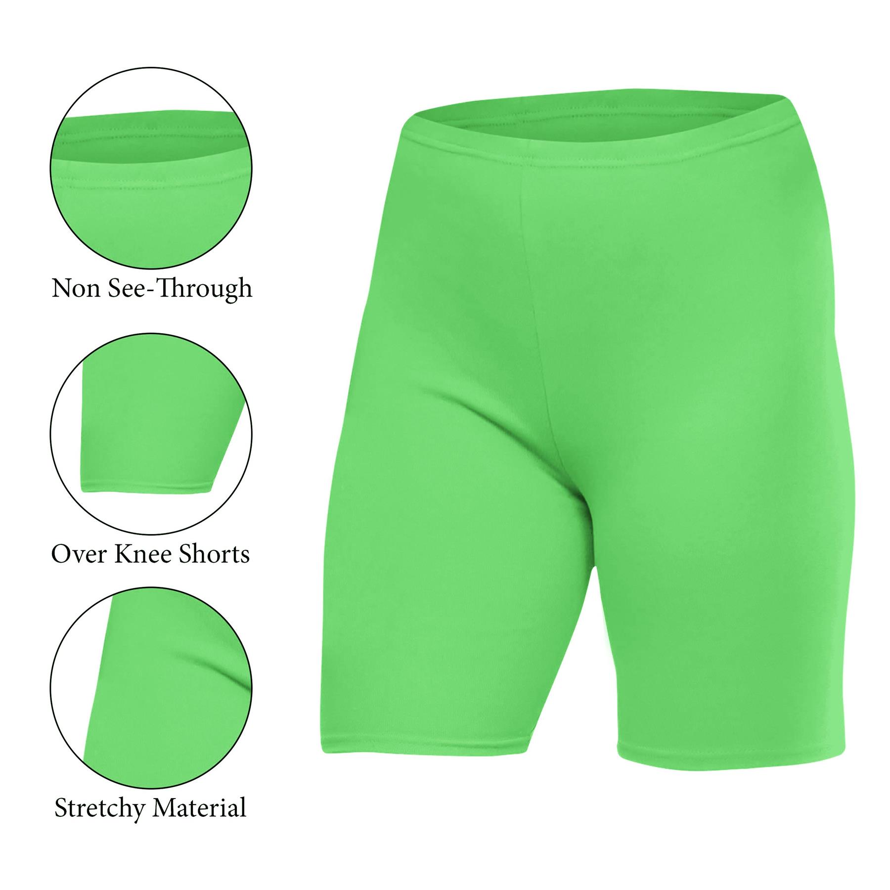 Ladies Womens Cycling Shorts Dancing Yoga Gym Active Casual Shorts Sizes S-5XL - Picture 8 of 79