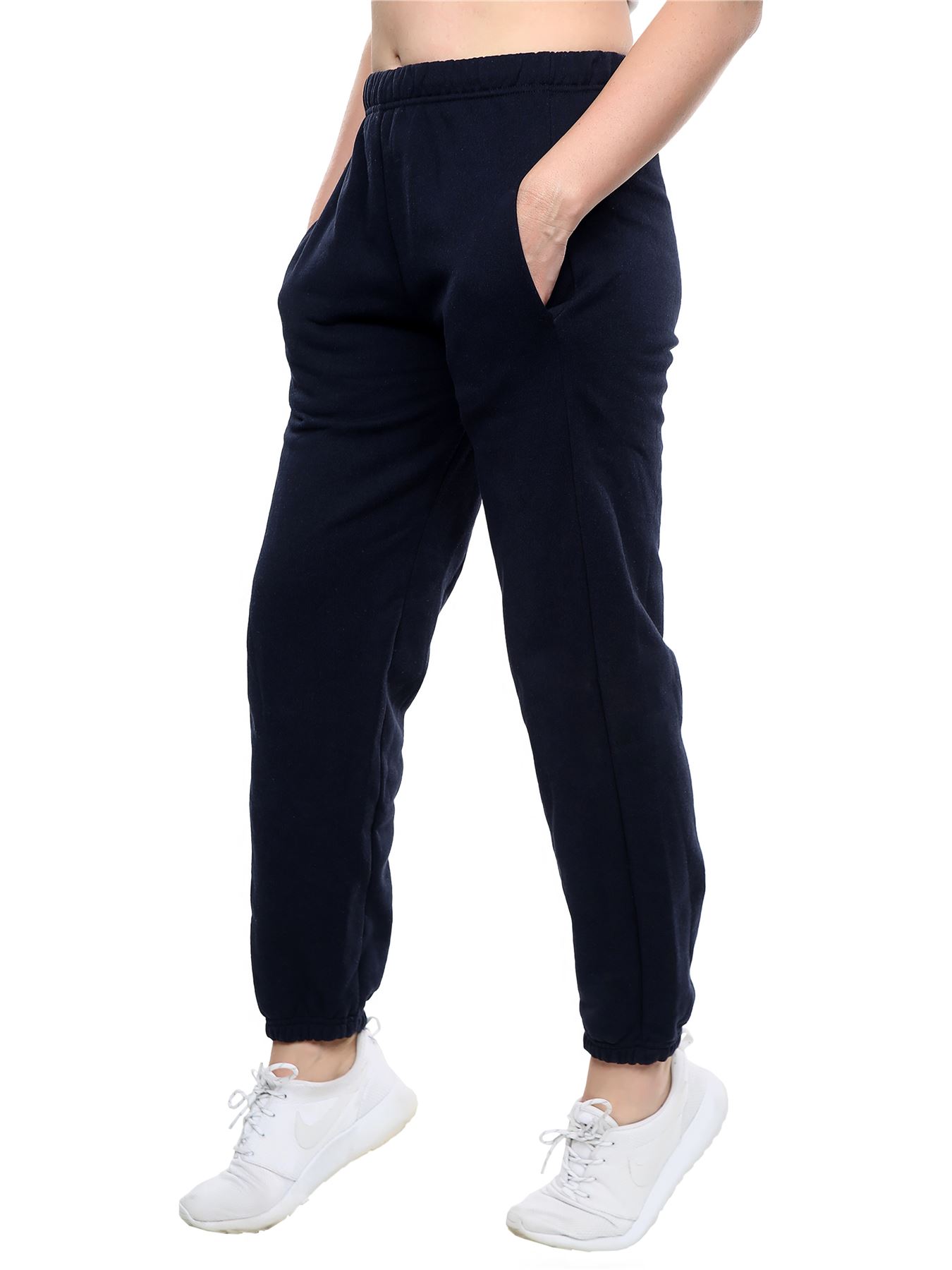 Kids Jogging Bottoms Warm Fleece Plain Joggers Bottom Pant 2 - 13 Years - Picture 29 of 41