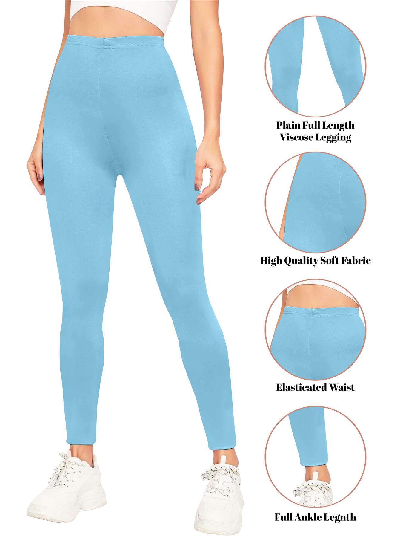 Women Legging Ladies Slim Stretch Gym Yoga Sports Fitness High Waisted Leggings - Picture 85 of 118