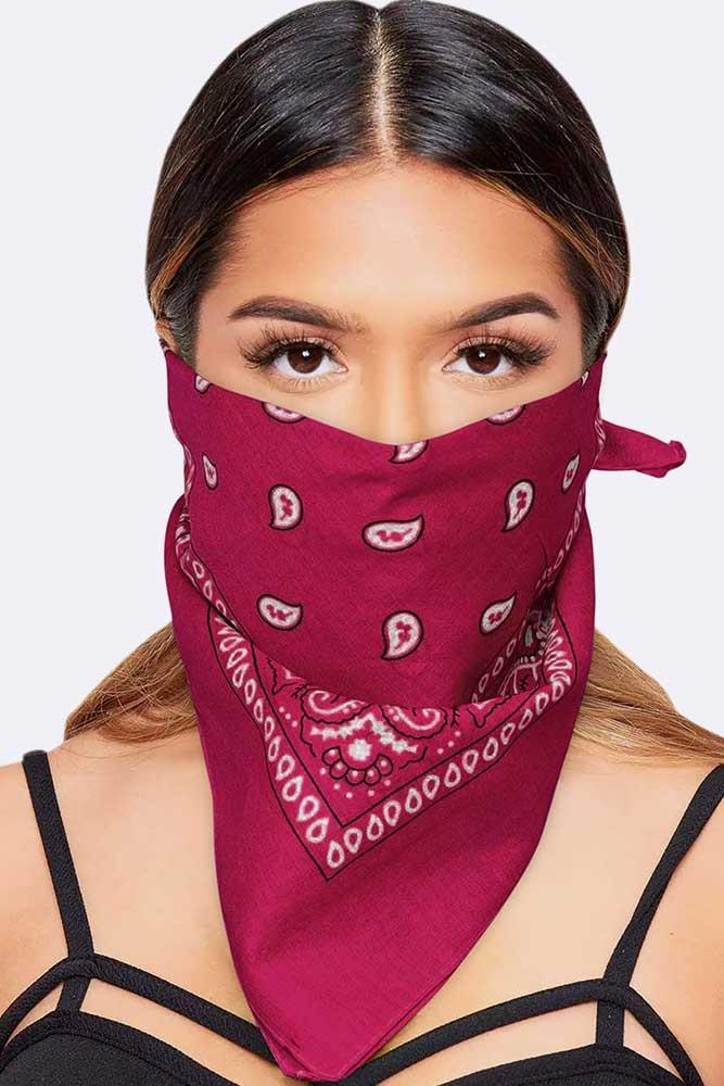 Paisley Bandana Cotton Scarf Headband Head Wear Mouth Protection Wrap Band Lot - Picture 61 of 63
