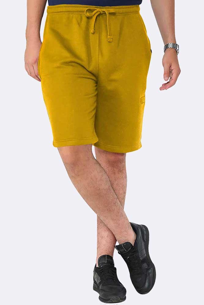 Mens Fleece Jogger Shorts Jersey Jogging Elasticated Waist Summer Gym Shorts - Picture 17 of 32