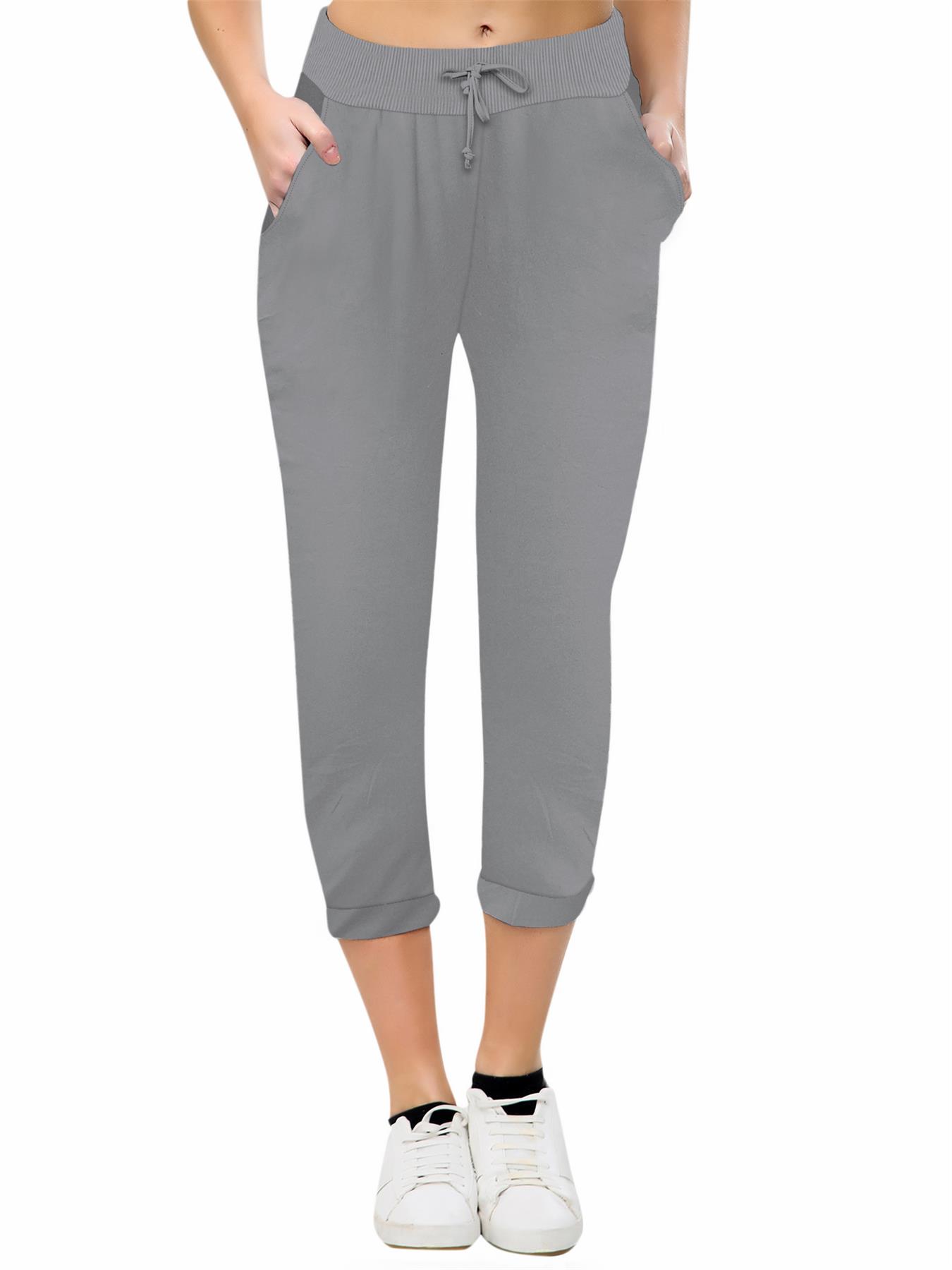 Ladies Tracksuit Bottoms Womens Joggers Trousers Jogging Gym Pants Lounge Wear - Picture 37 of 81