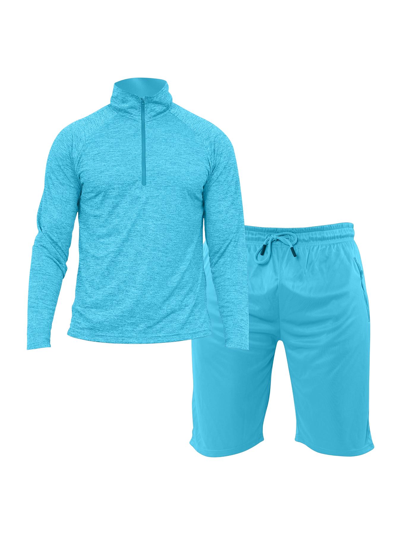Conjunto de pijama de verano de algodón con cremallera y pantalones cortos coordinados para hombre - Imagen 6 de 6