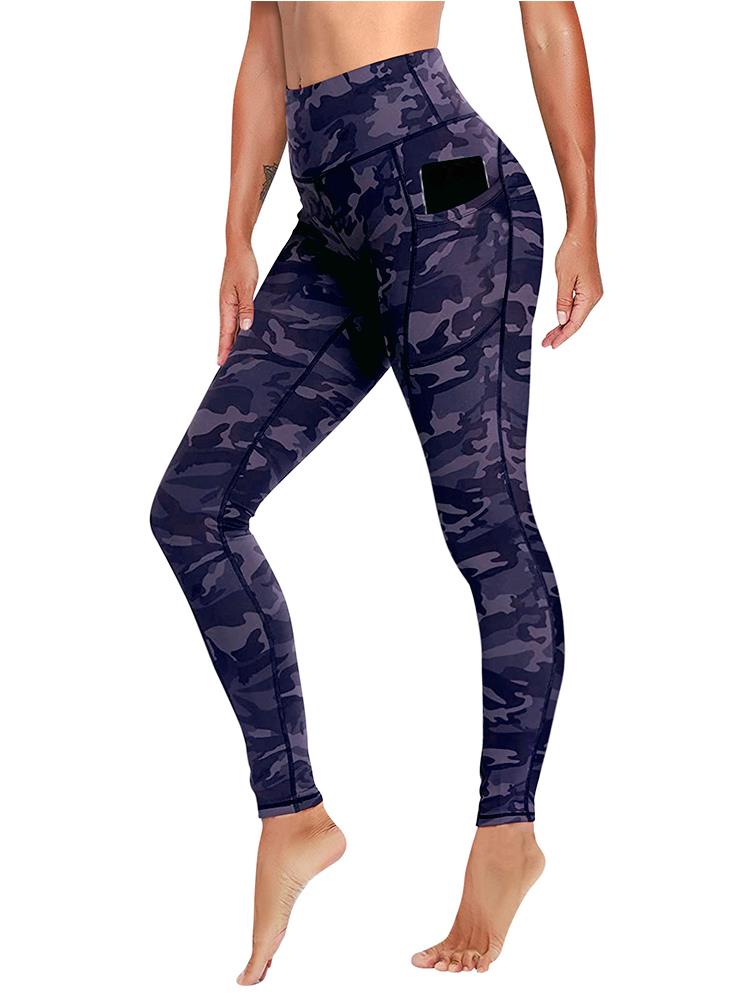 Women Fitness Sports Leggings Ladies Gym High Waist Gym Yoga Pants With Stretch - Picture 28 of 33