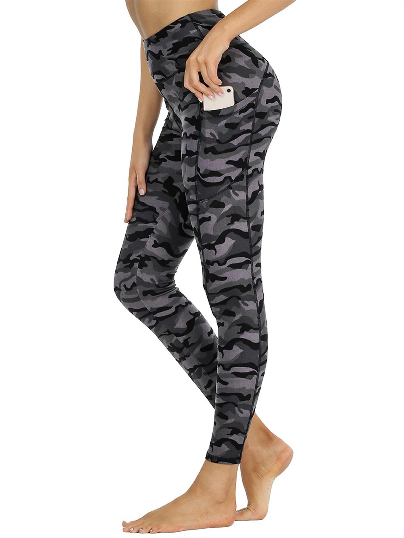 Women Fitness Sports Leggings Ladies Gym High Waist Gym Yoga Pants With Stretch - Picture 31 of 33