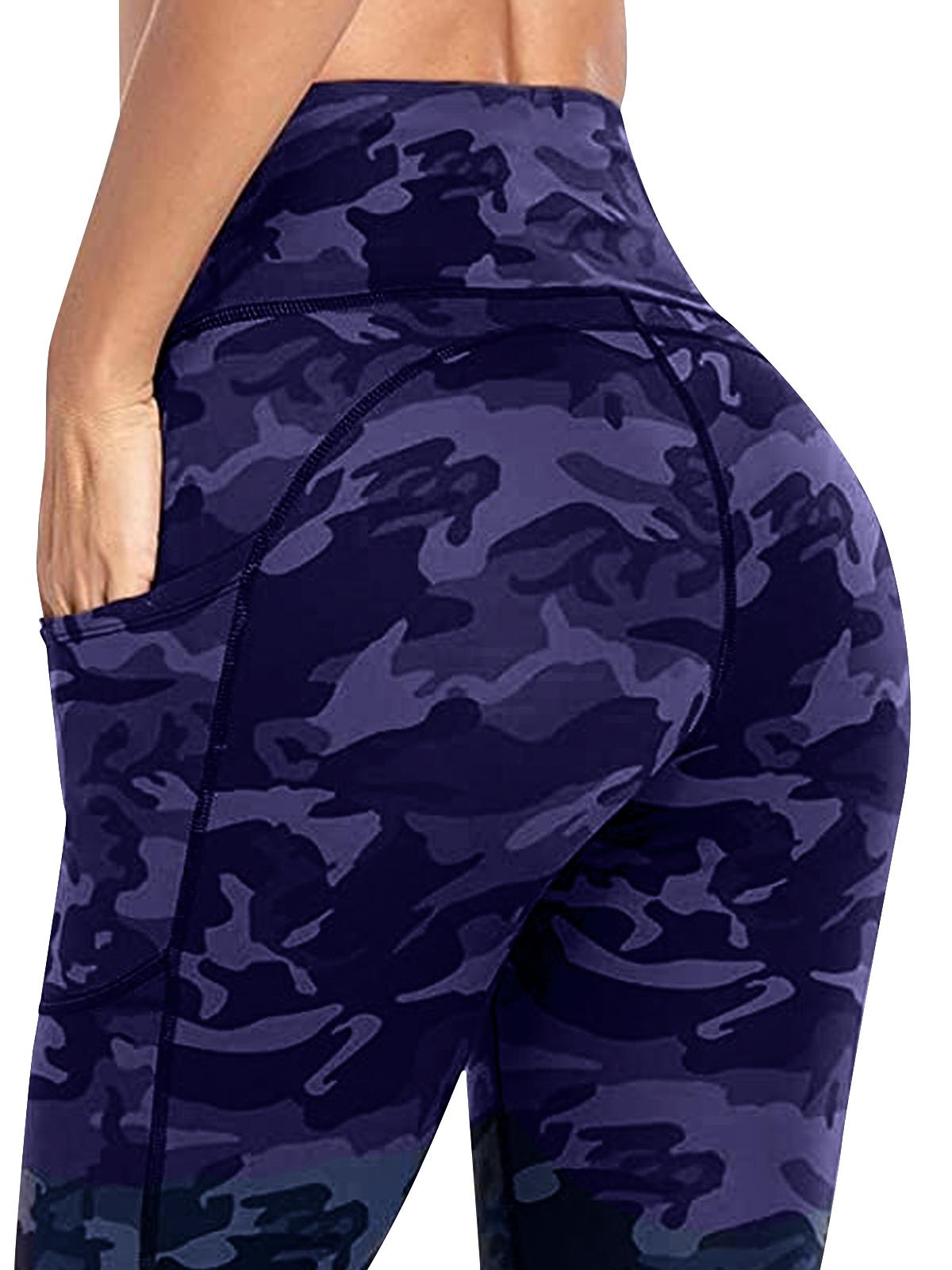 Women Fitness Sports Leggings Ladies Gym High Waist Gym Yoga Pants With Stretch - Picture 26 of 33