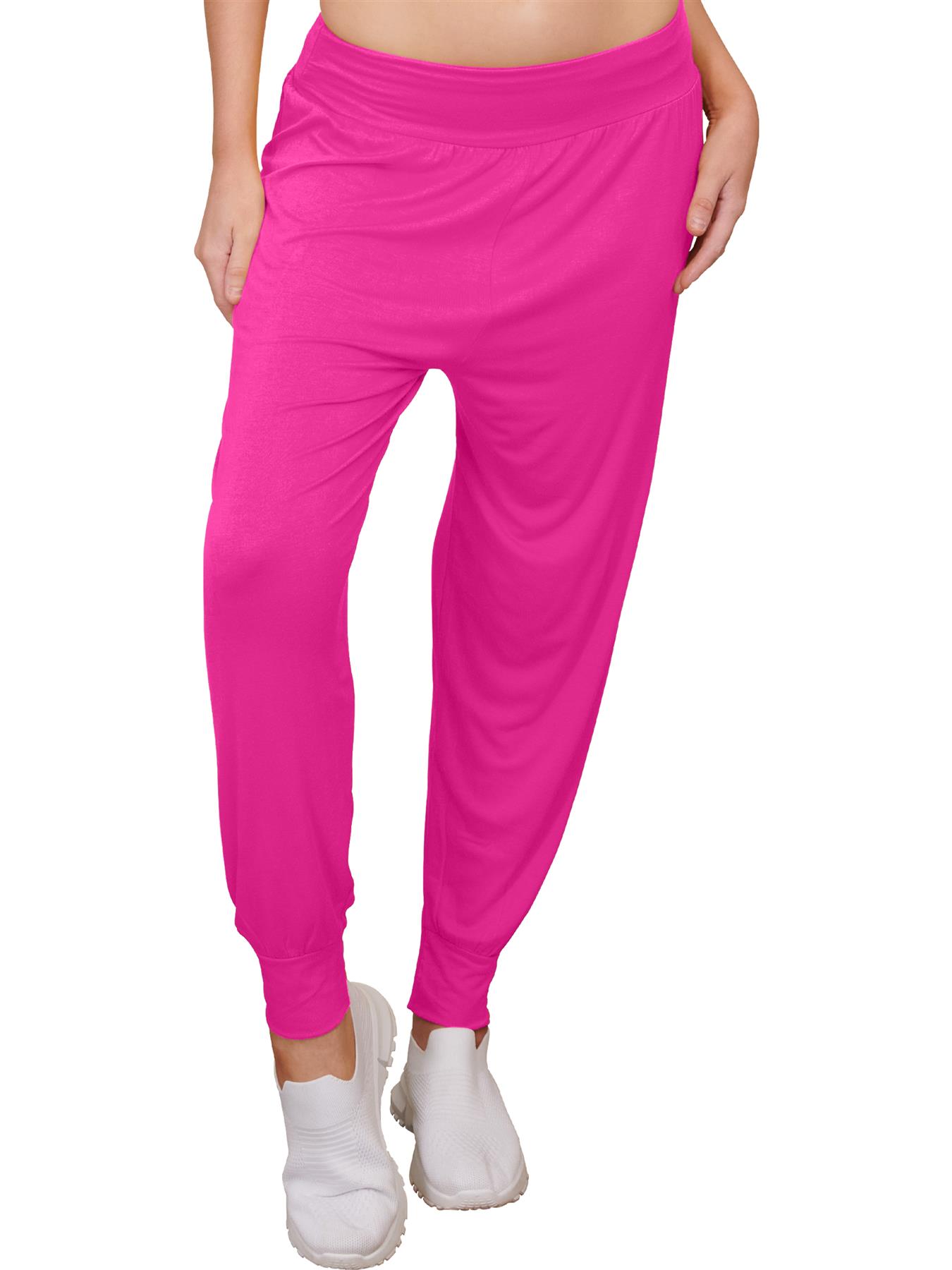Womens Harem Ali Baba Full Pants Trousers Ladies Baggy Hareem Leggings Plus Size - Picture 60 of 143