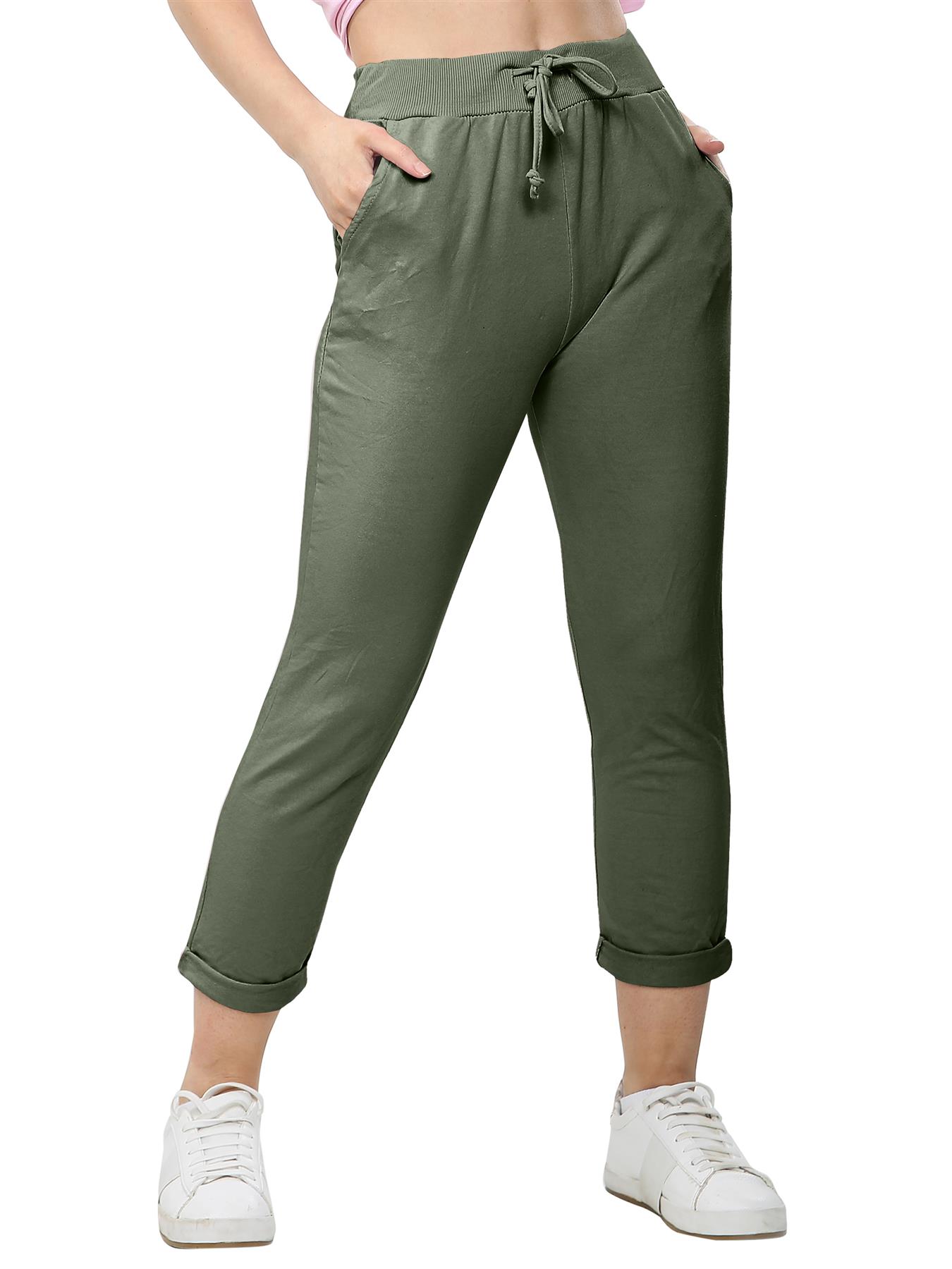 Women's Athletic Italian Trouser Pants for Active Yoga Comfy Jogging Bottoms - Picture 24 of 44