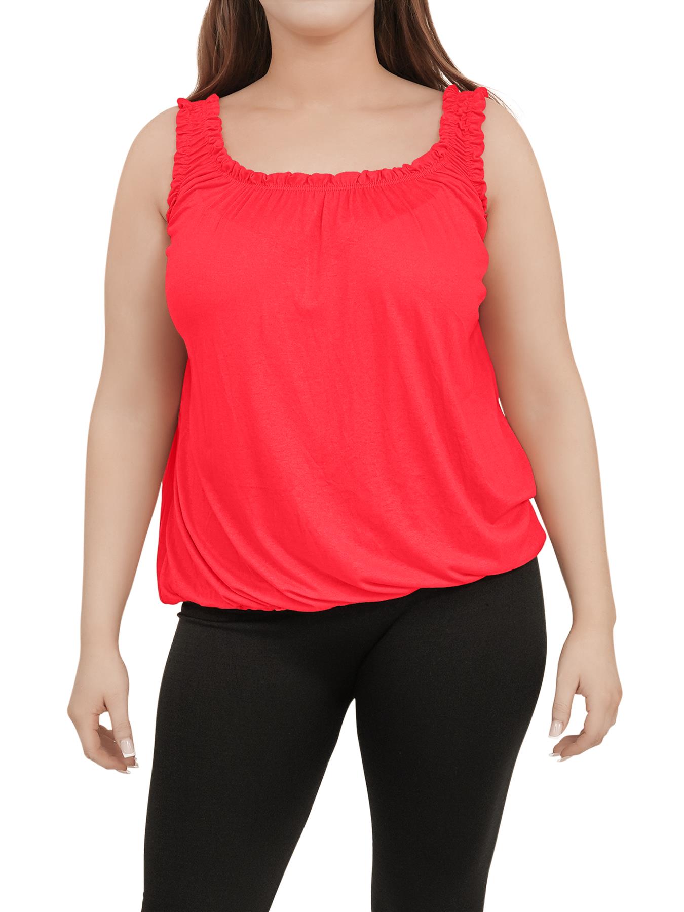 Women Plain Cami Vest Top Summer Sleeveless Cool shirt Ladies Stretchy Tank Tops - Picture 97 of 135