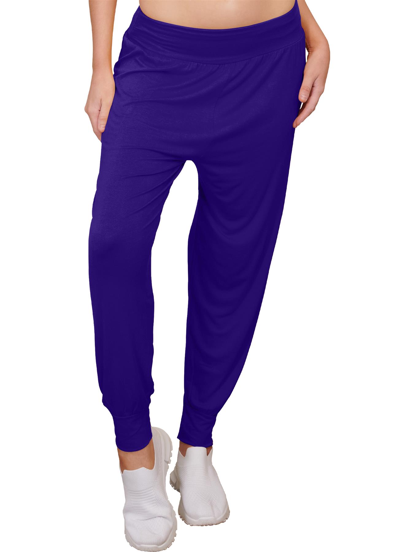 Womens Harem Ali Baba Full Pants Trousers Ladies Baggy Hareem Leggings Plus Size - Picture 96 of 143
