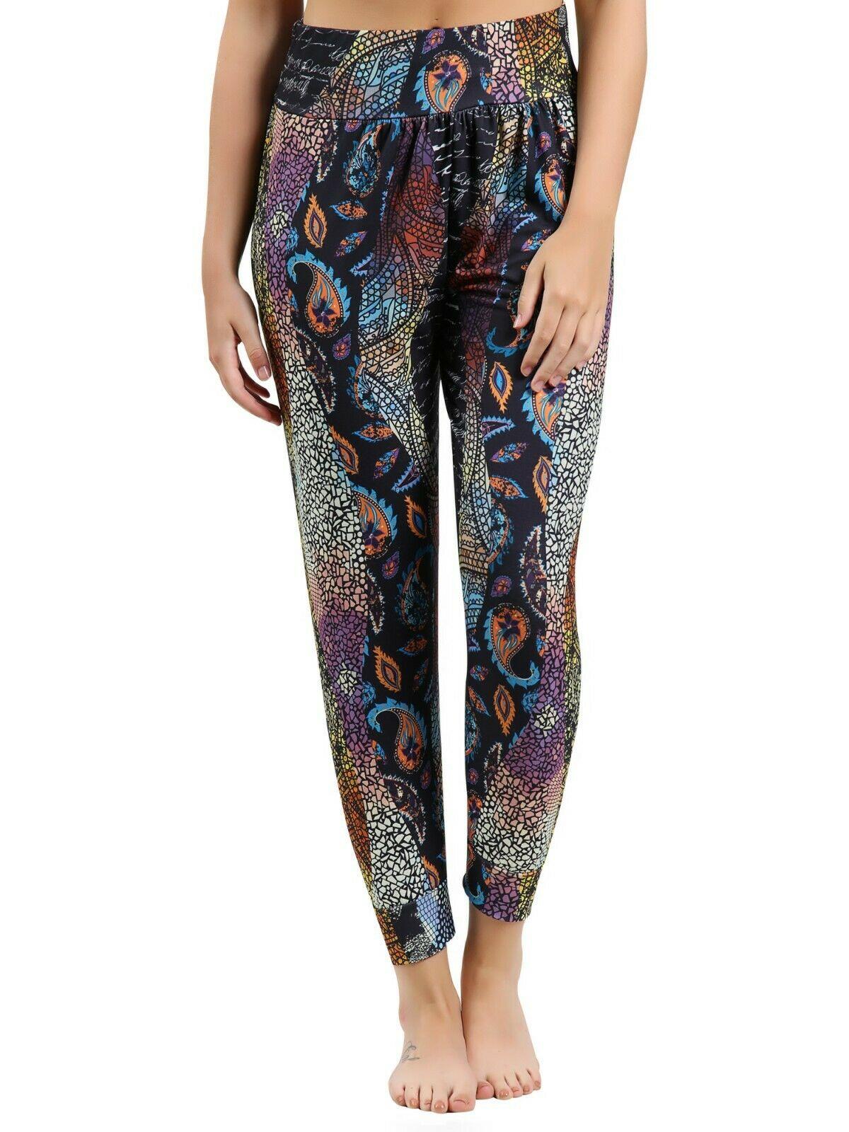 Nouveau Femmes Ali Baba Sarouel Femme Imprimé Baggy Revers Pantalon Leggings Nouveau Femmes Ali Baba Sarouel Femme Imprimé Baggy Revers Pantalon Leggings
