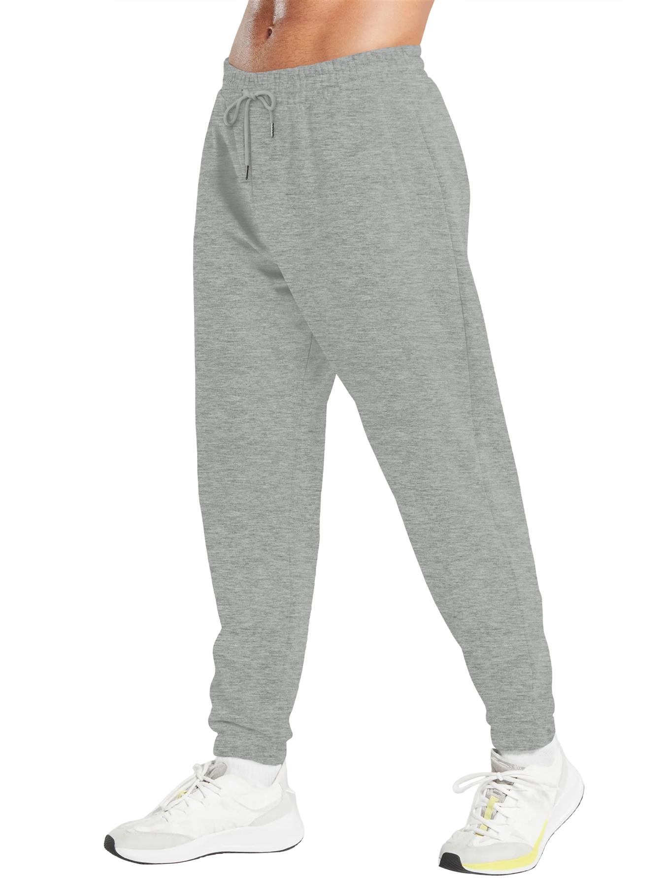 Mens Fleece Joggers Tracksuit Jogging Bottom Loose Fit Sweat Pants - Picture 9 of 11