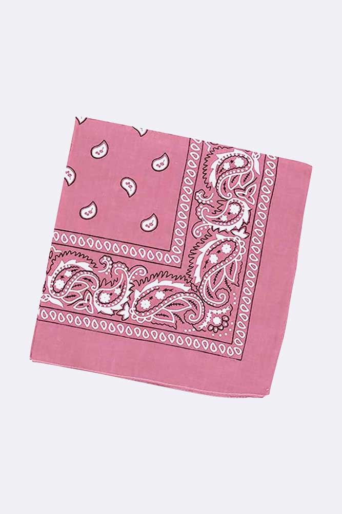 Bandana Paisley Cuello Envoltura Unisex Pañuelo Estampado Varios Colores 57cm x 57cm - Imagen 14 de 22