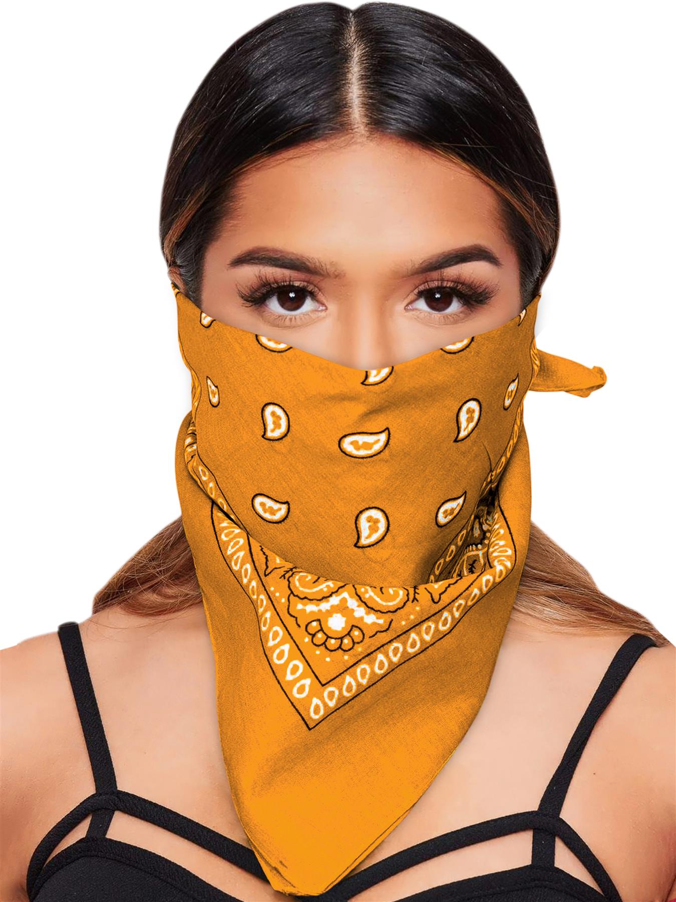 Paisley Bandana Cotton Scarf Headband Head Wear Mouth Protection Wrap Band Lot - Picture 51 of 63