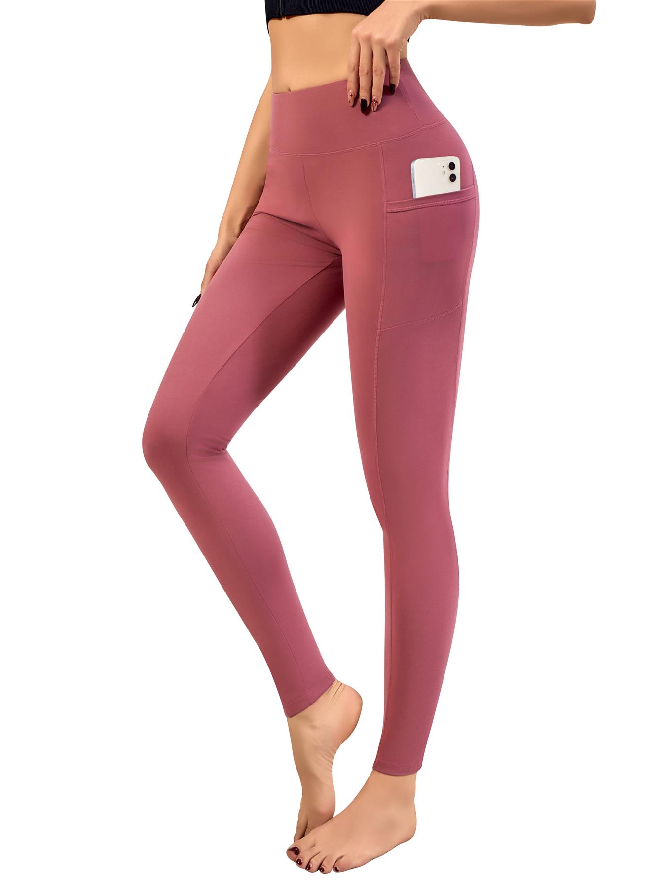 Women Fitness Sports Leggings Ladies Gym High Waist Yoga Pants With Stretch - Picture 19 of 19