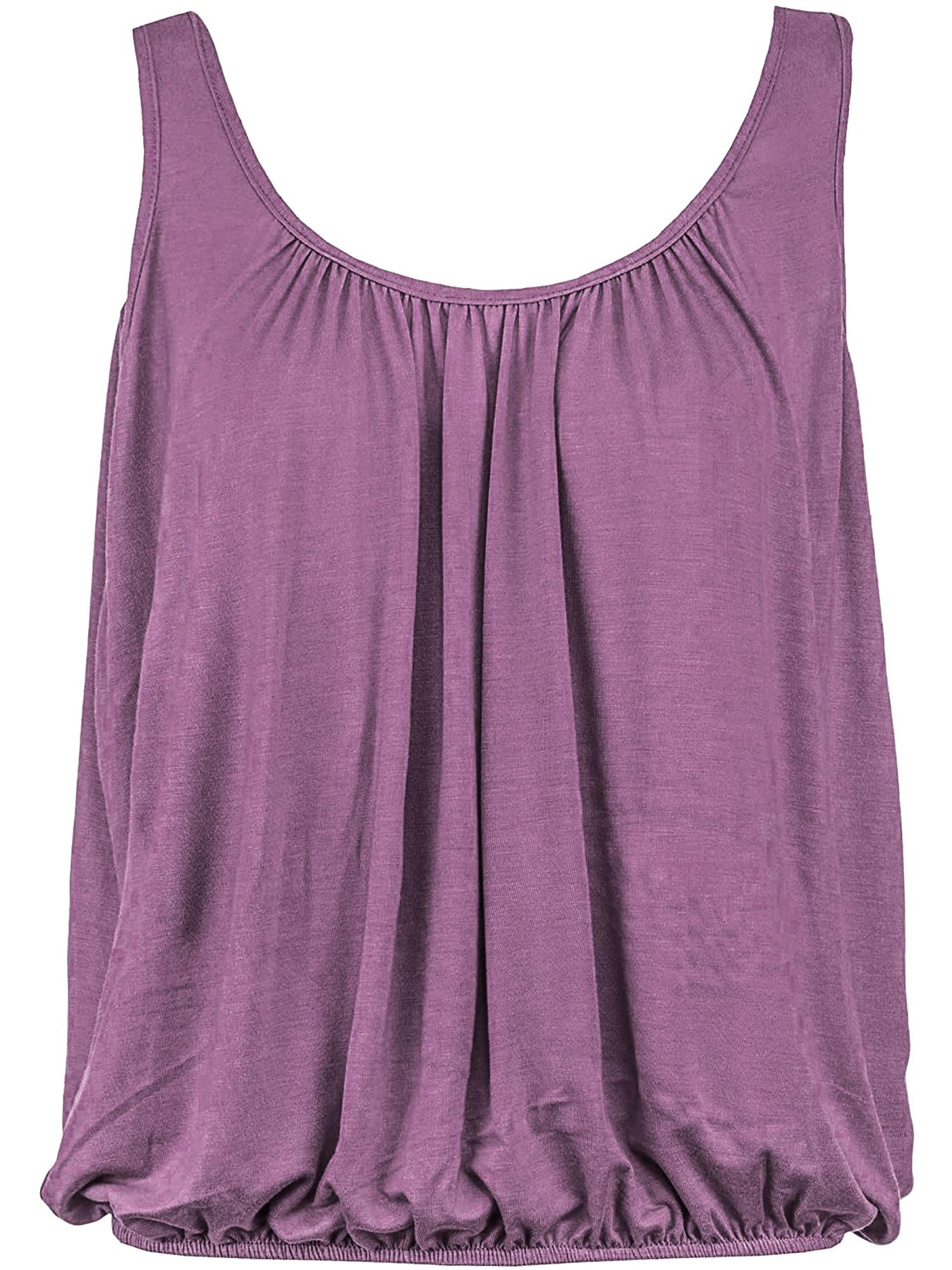 Womens Vest Tops Italian Summer Holiday Loose Fit Camisole Sleeveless Tank Top - Picture 44 of 82
