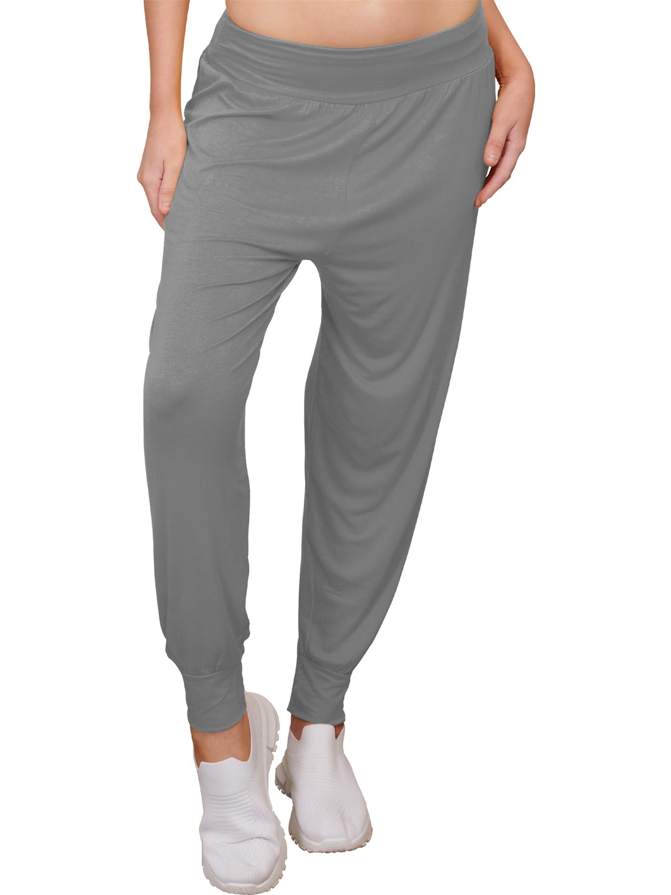 Womens Harem Ali Baba Full Pants Trousers Ladies Baggy Hareem Leggings Plus Size - Picture 105 of 143