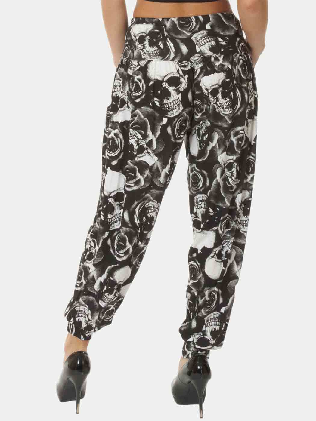 Womens Harem Ali Baba Full Pants Trousers Ladies Baggy Hareem Leggings Plus Size - Picture 113 of 143