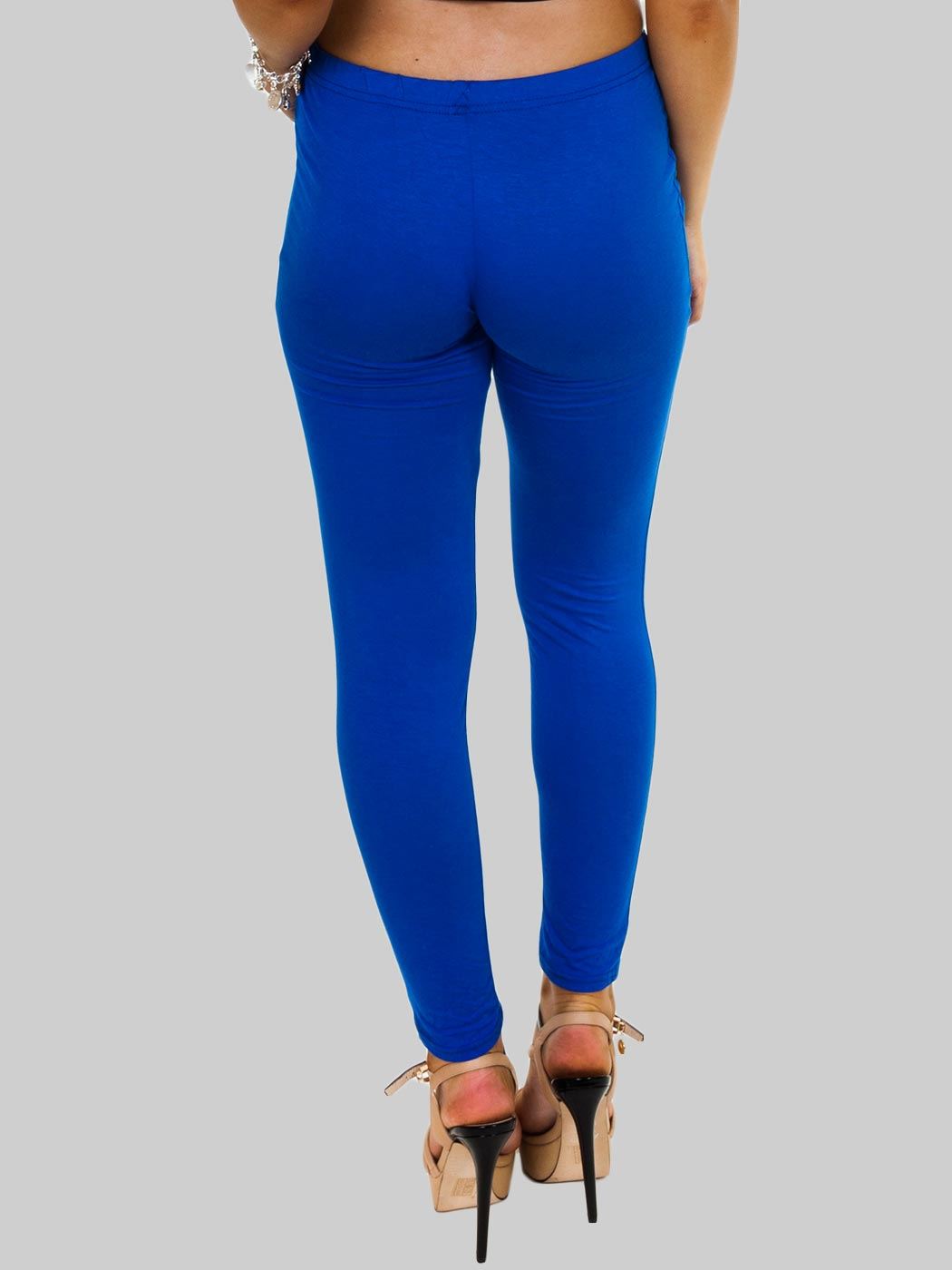 Womens Plain High Waist Leggings Trouser Fitness Gym Yoga Comfy Leggings Lot - Picture 48 of 68