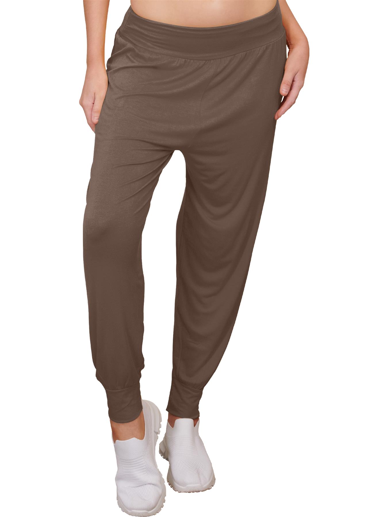 Womens Harem Ali Baba Full Pants Trousers Ladies Baggy Hareem Leggings Plus Size - Picture 78 of 143