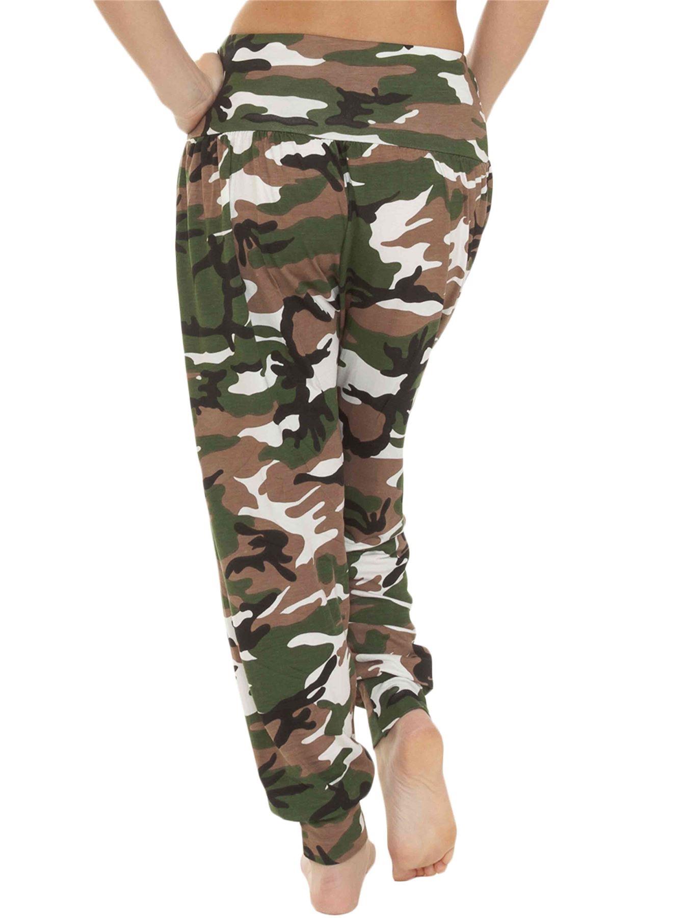 Womens Harem Ali Baba Full Pants Trousers Ladies Baggy Hareem Leggings Plus Size - Picture 41 of 143