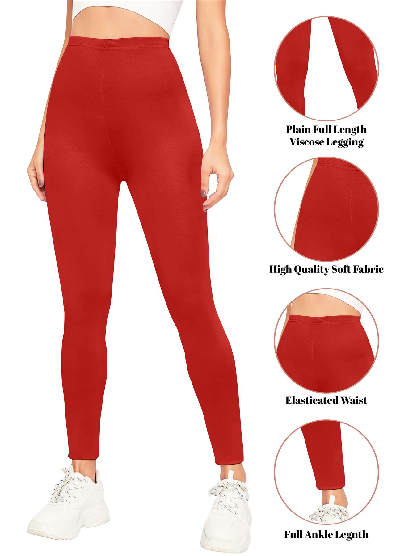 Women Legging Ladies Slim Stretch Gym Yoga Sports Fitness High Waisted Leggings - Picture 37 of 118