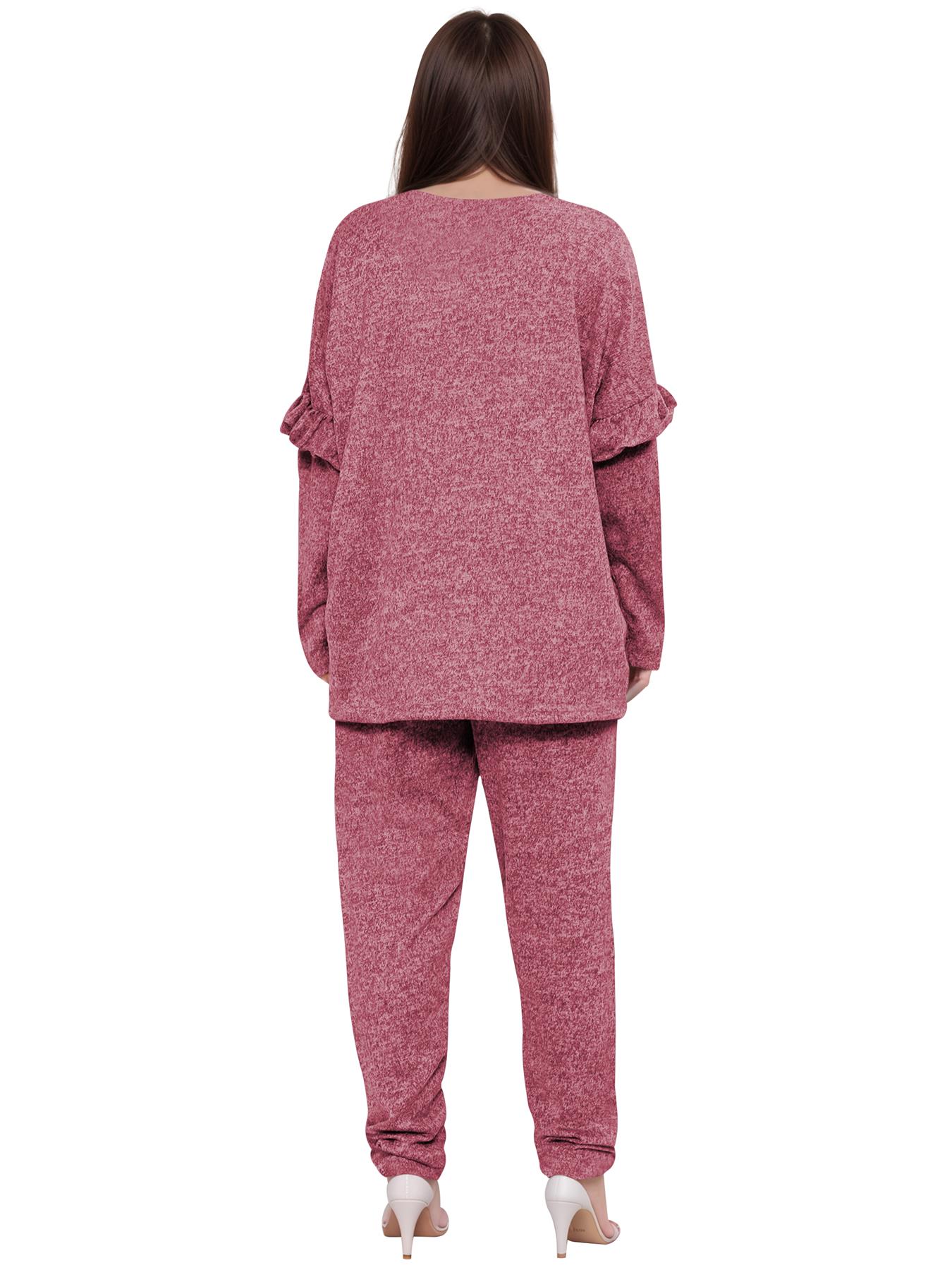 2 Piece Ladies Italian Activewear Tracksuit Summer Casual Long Sleeve Crew Neck - Picture 32 of 38