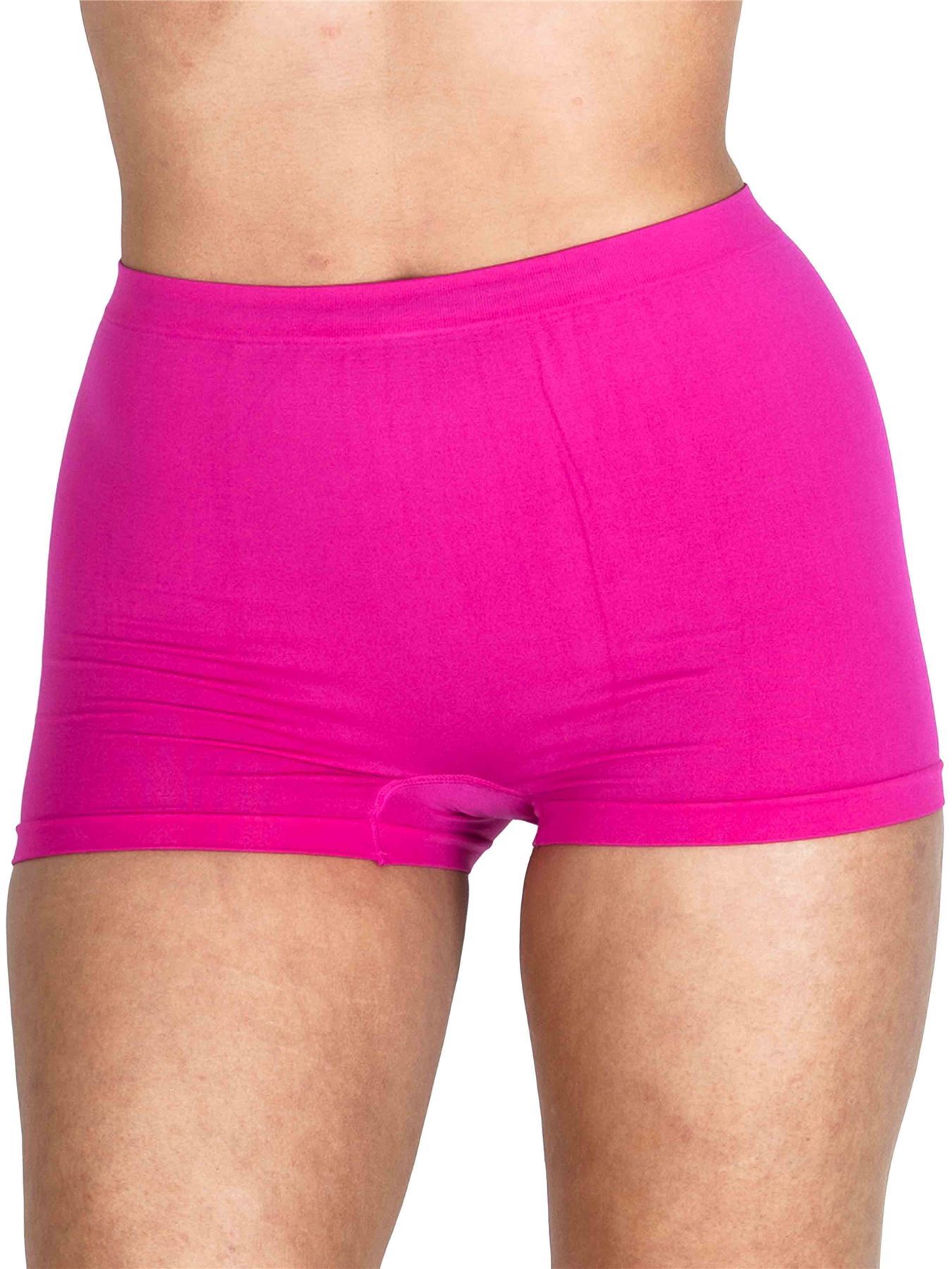 Womens Hot Pants Shorts Ladies Plain Boxer Sexy Soft Underwear Plus
