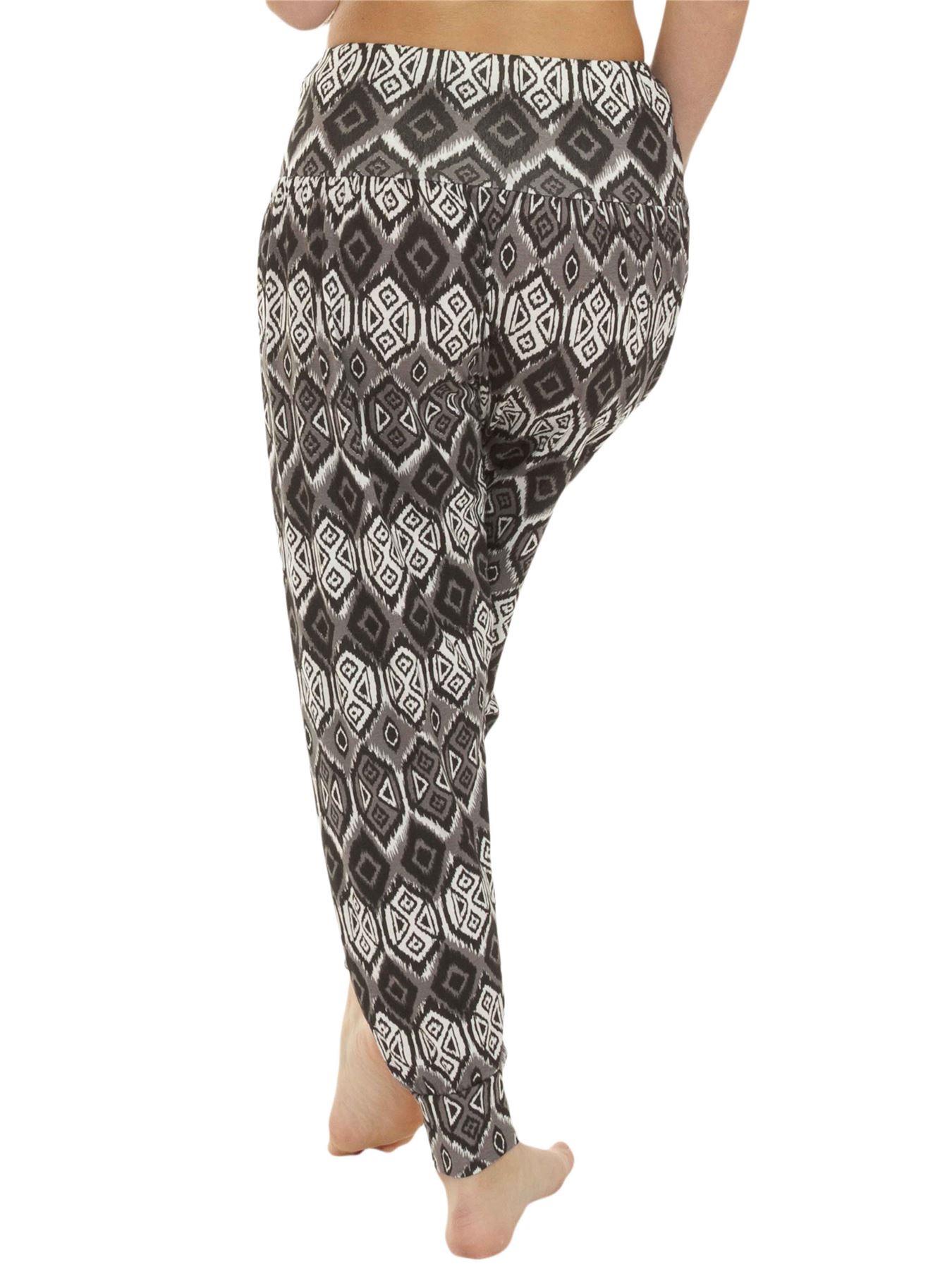 Womens Harem Ali Baba Full Pants Trousers Ladies Baggy Hareem Leggings Plus Size - Picture 67 of 143