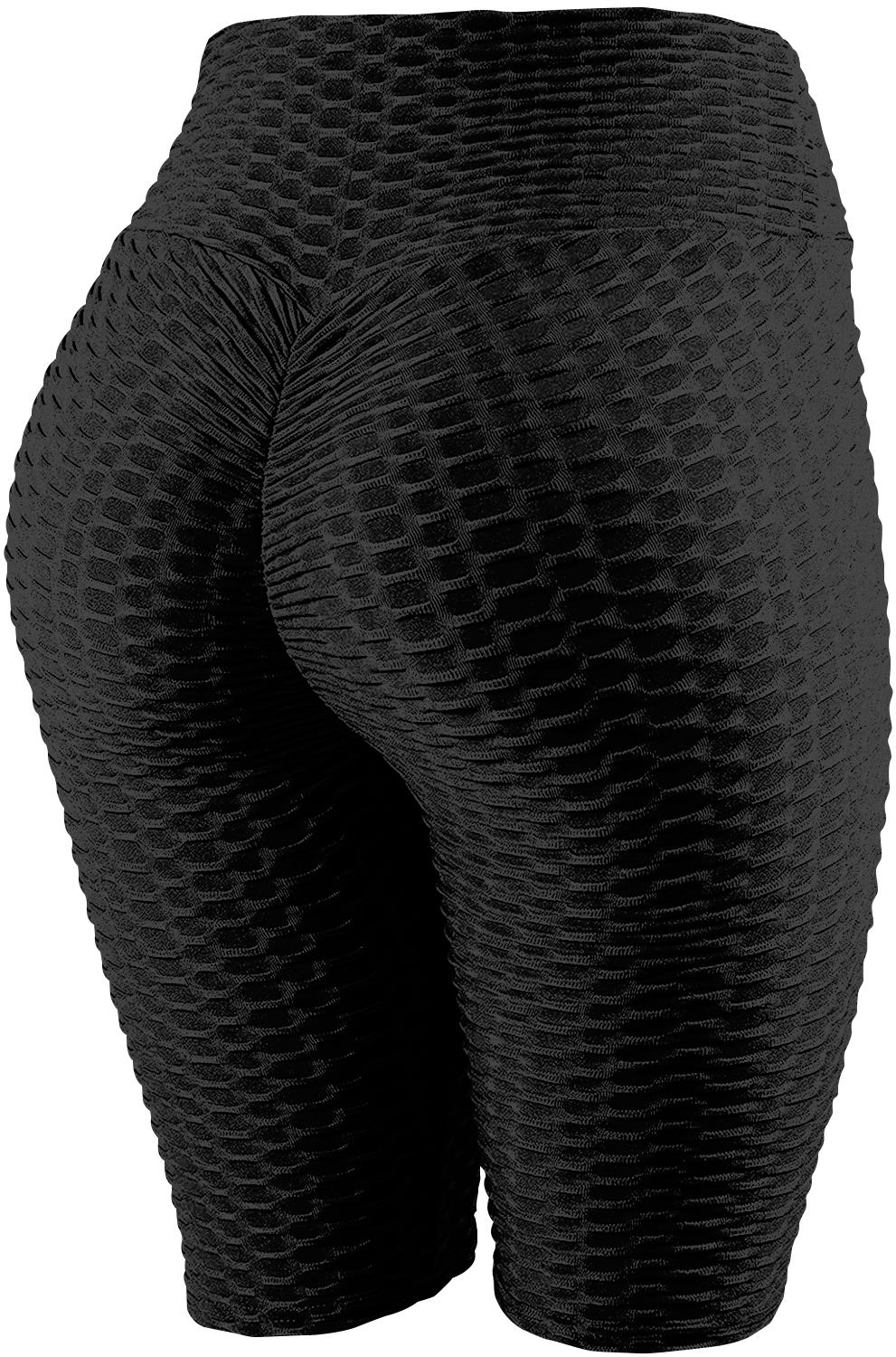Pantalones cortos de ciclismo súper elásticos de cintura alta para mujer deportes fitness pantalones cortos de yoga - Imagen 36 de 87