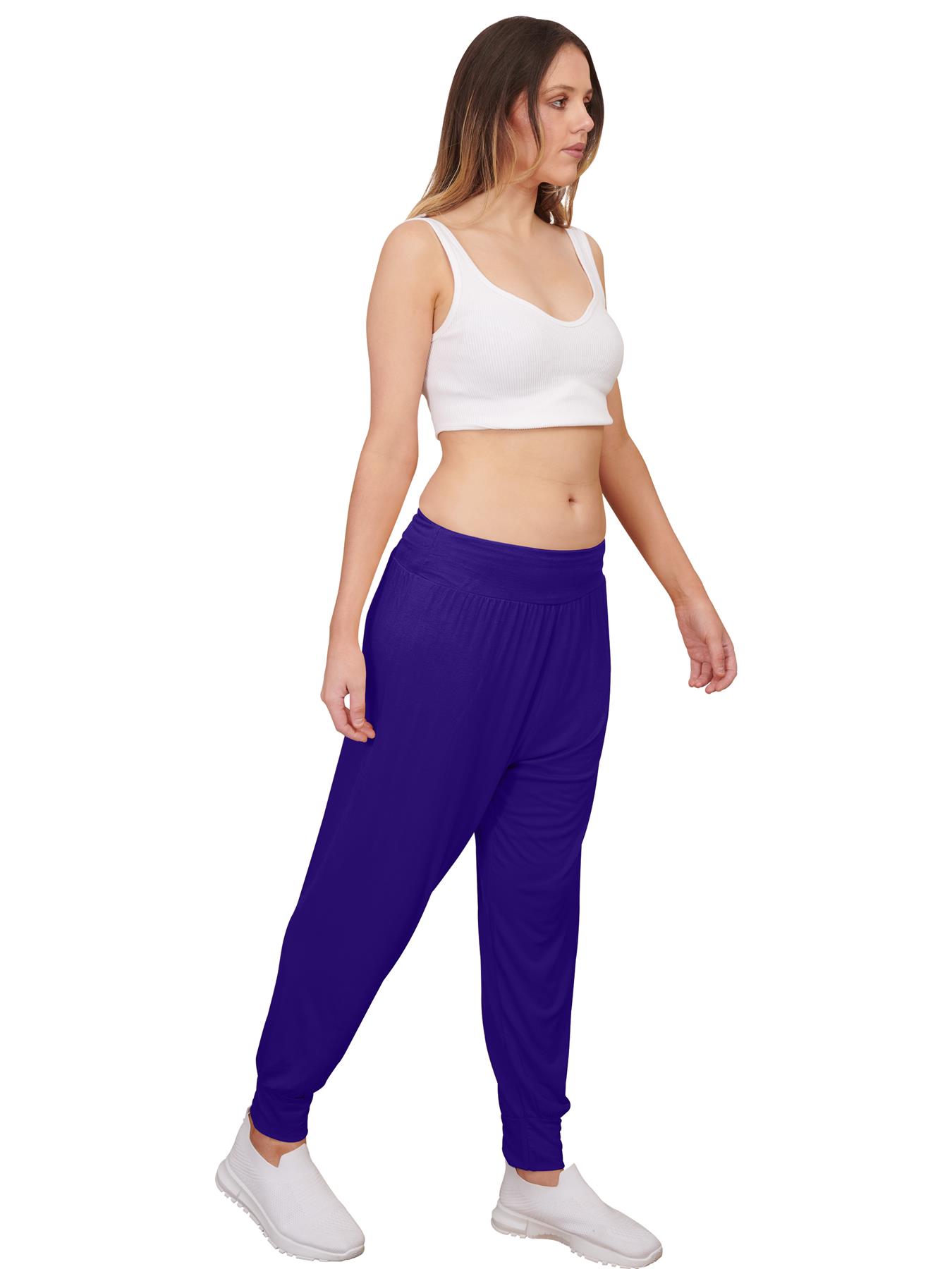Womens Harem Ali Baba Full Pants Trousers Ladies Baggy Hareem Leggings Plus Size - Picture 97 of 143