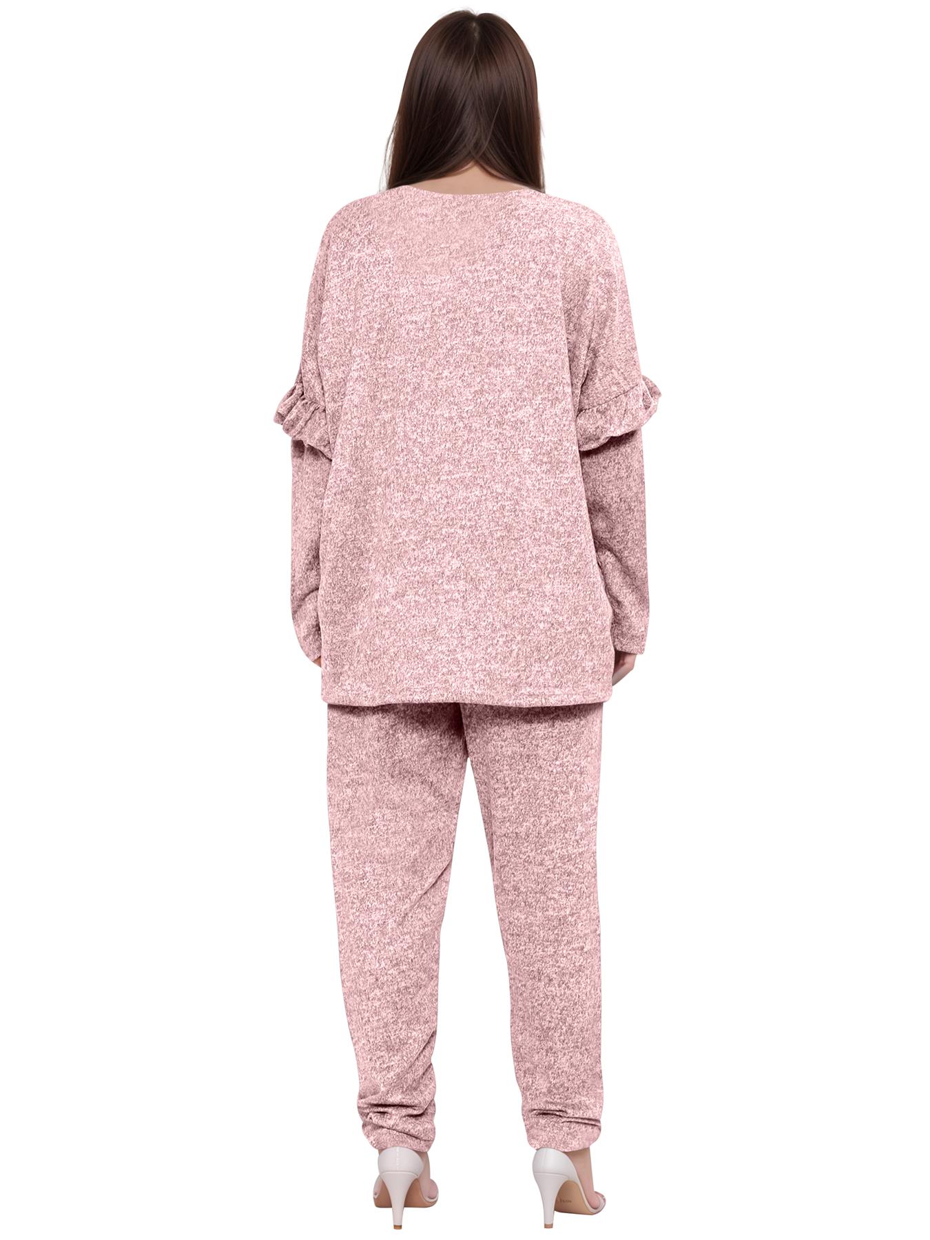 2 Piece Ladies Italian Activewear Tracksuit Summer Casual Long Sleeve Crew Neck - Picture 14 of 38