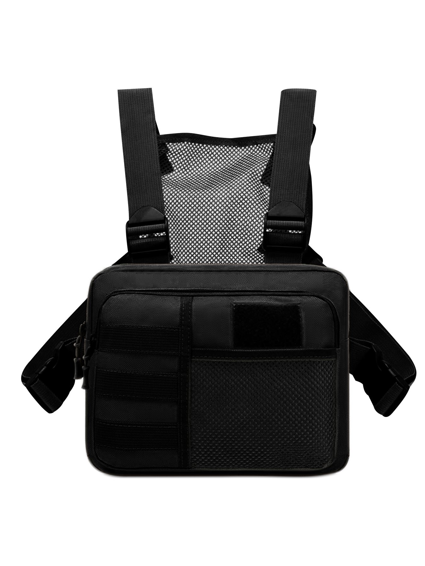 Men's Chest Rig Bag Vest Hip Hop Tactical Harness Waist Pack Shoulder