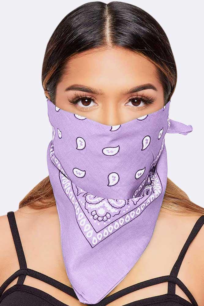 Paisley Bandana Cotton Scarf Headband Head Wear Mouth Protection Wrap Band Lot - Picture 36 of 63