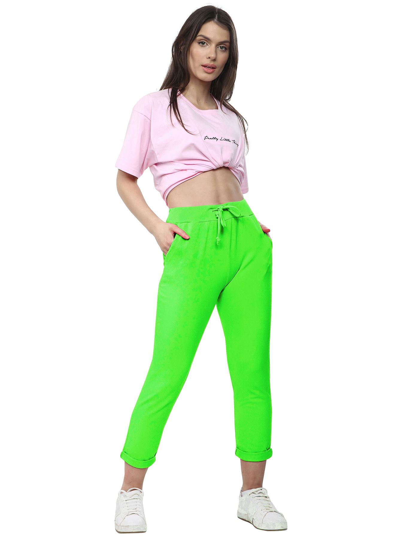 Women's Athletic Italian Trouser Pants for Active Yoga Comfy Jogging Bottoms - Picture 35 of 44