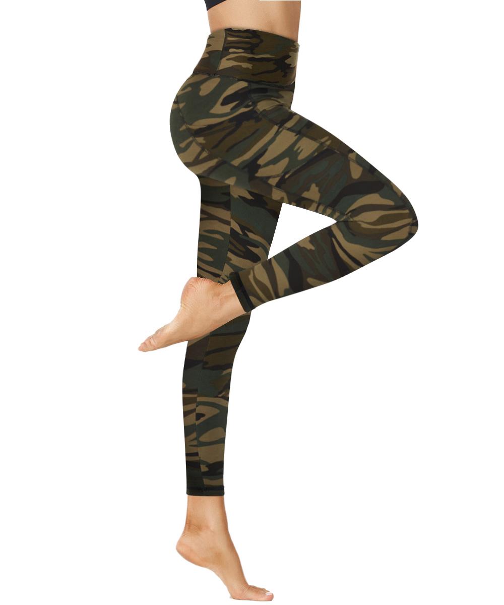 Women Fitness Sports Leggings Ladies Gym High Waist Gym Yoga Pants With Stretch - Picture 19 of 33