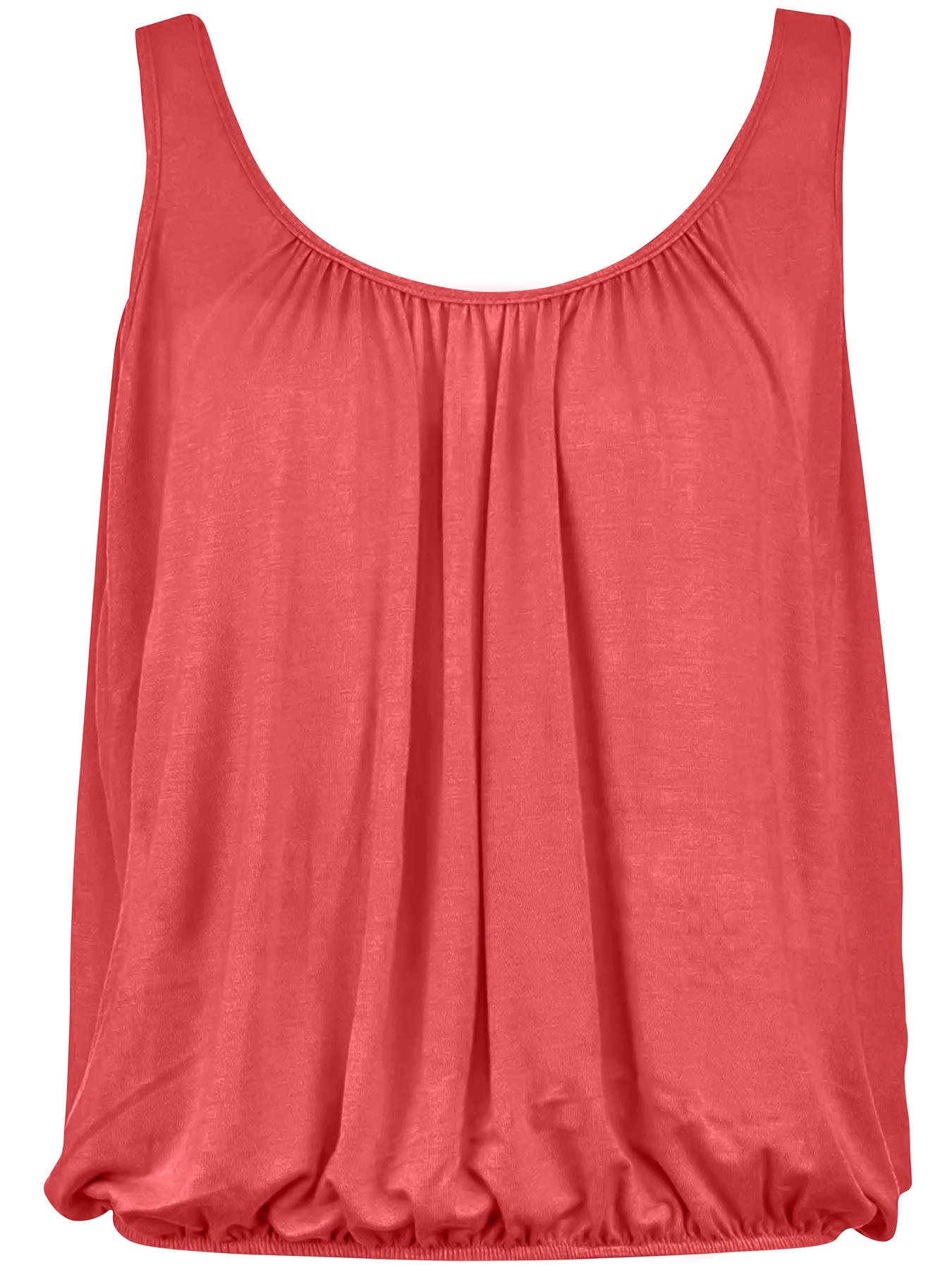 Womens Vest Tops Italian Summer Holiday Loose Fit Camisole Sleeveless Tank Top - Picture 16 of 82