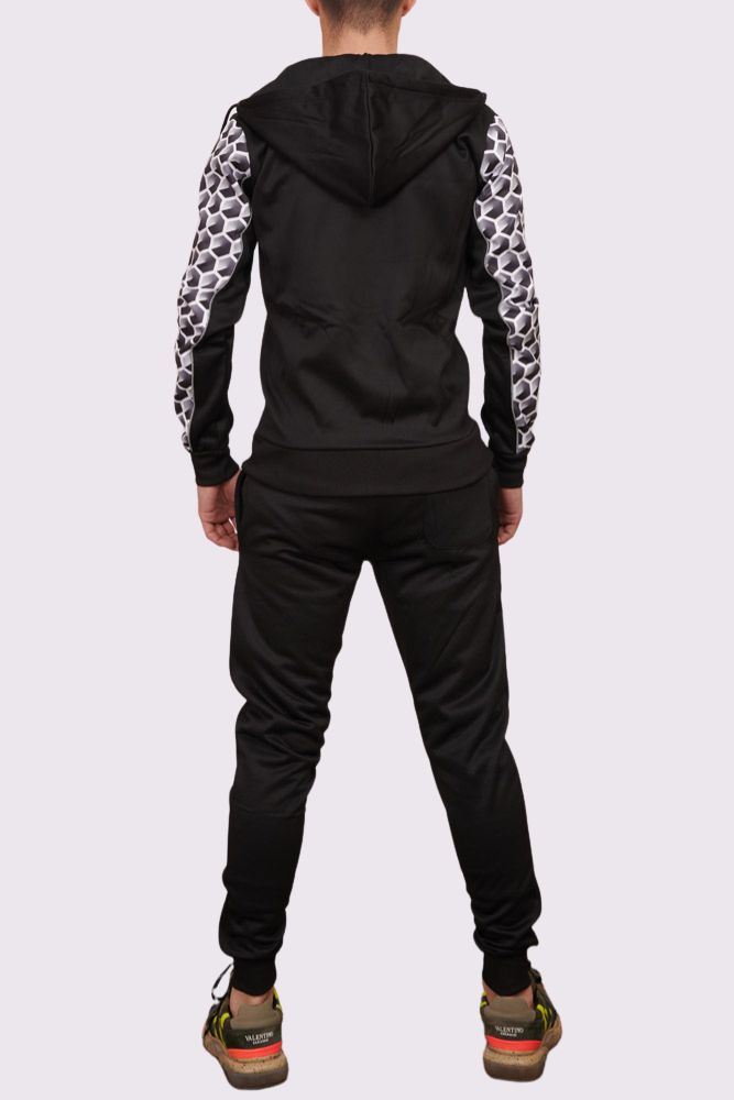 Men's Tracksuit Gradient Colored Pants Ziper With Pcokets Long sleeve Hoodie - Picture 15 of 15