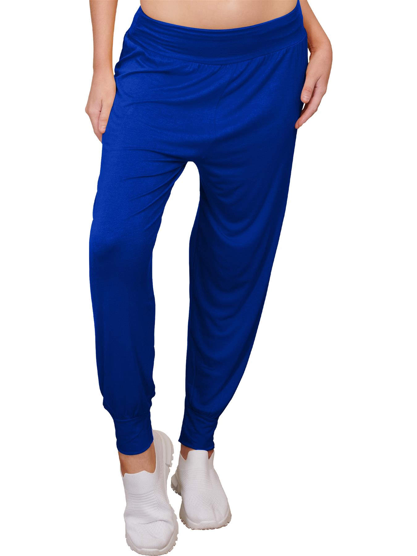 Womens Harem Ali Baba Full Pants Trousers Ladies Baggy Hareem Leggings Plus Size - Picture 102 of 143