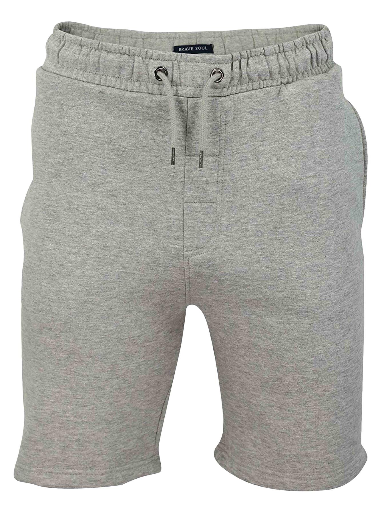 Mens Gym Shorts Brave Soul Sports Pants Elasticated Waist Jogger With Pockets UK - Picture 8 of 20