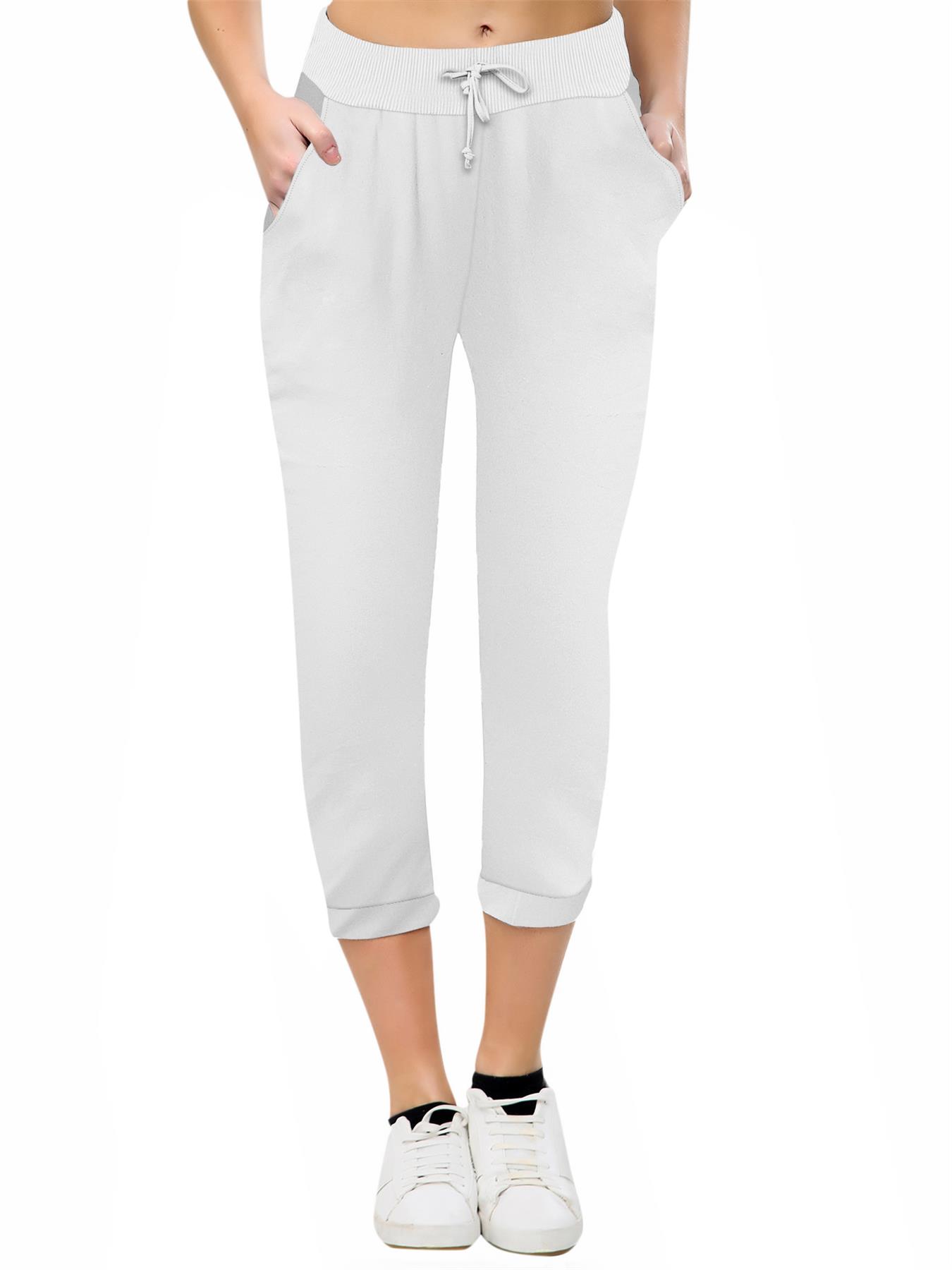 Ladies Tracksuit Bottoms Womens Joggers Trousers Jogging Gym Pants Lounge Wear - Picture 76 of 81