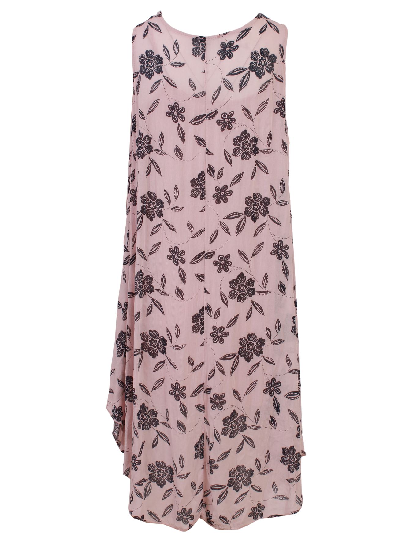 Damen Dot Print Italienisch Mode Lagenlook Sommer Baumwolle Causal Kleider