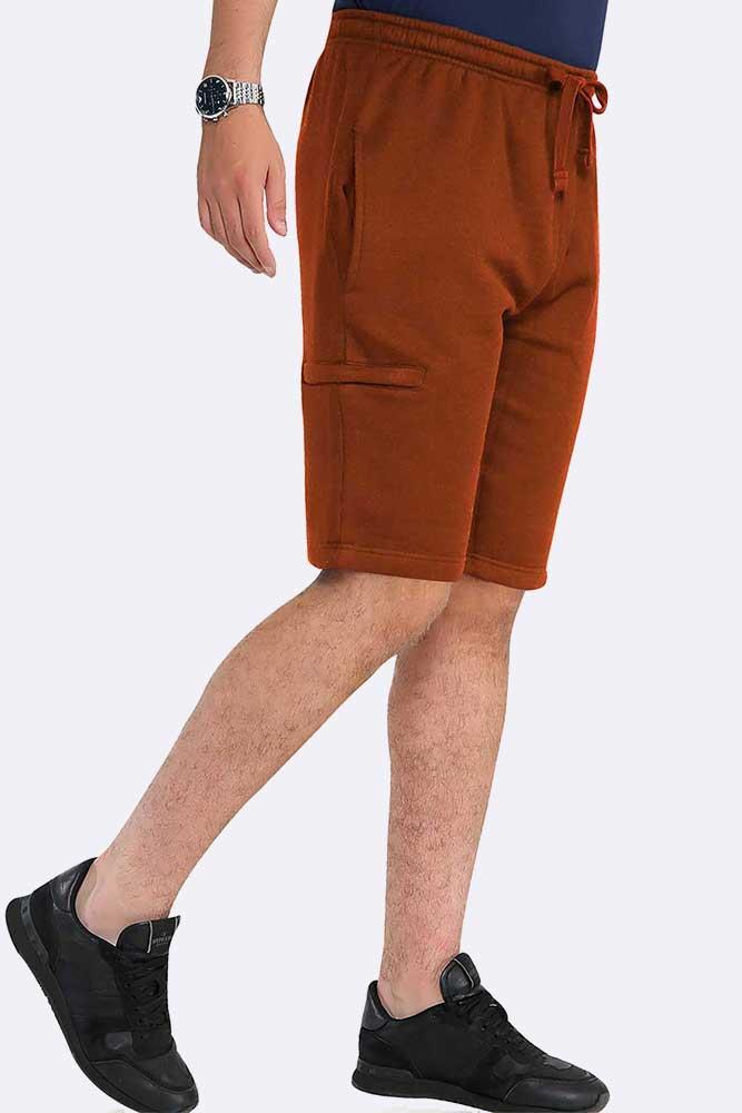 Mens Fleece Jogger Shorts Jersey Jogging Elasticated Waist Summer Gym Shorts - Picture 28 of 32
